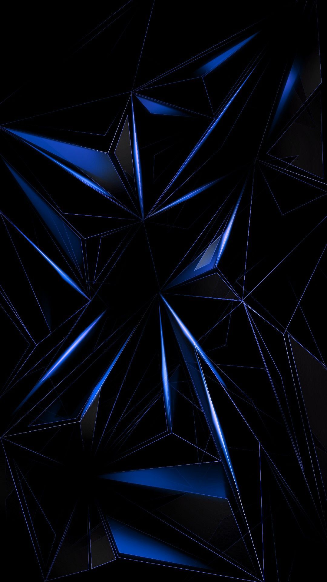 Blue Geometric Abstract Wallpaper People Leen12 Shop?asc=u. Gambar Perspektif, Seni, Desain Grafis