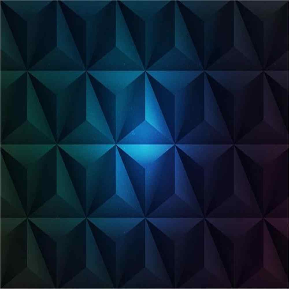 blue wallpaper 3D solid geometric abstract background wall paper mural modern wallpaper for living room