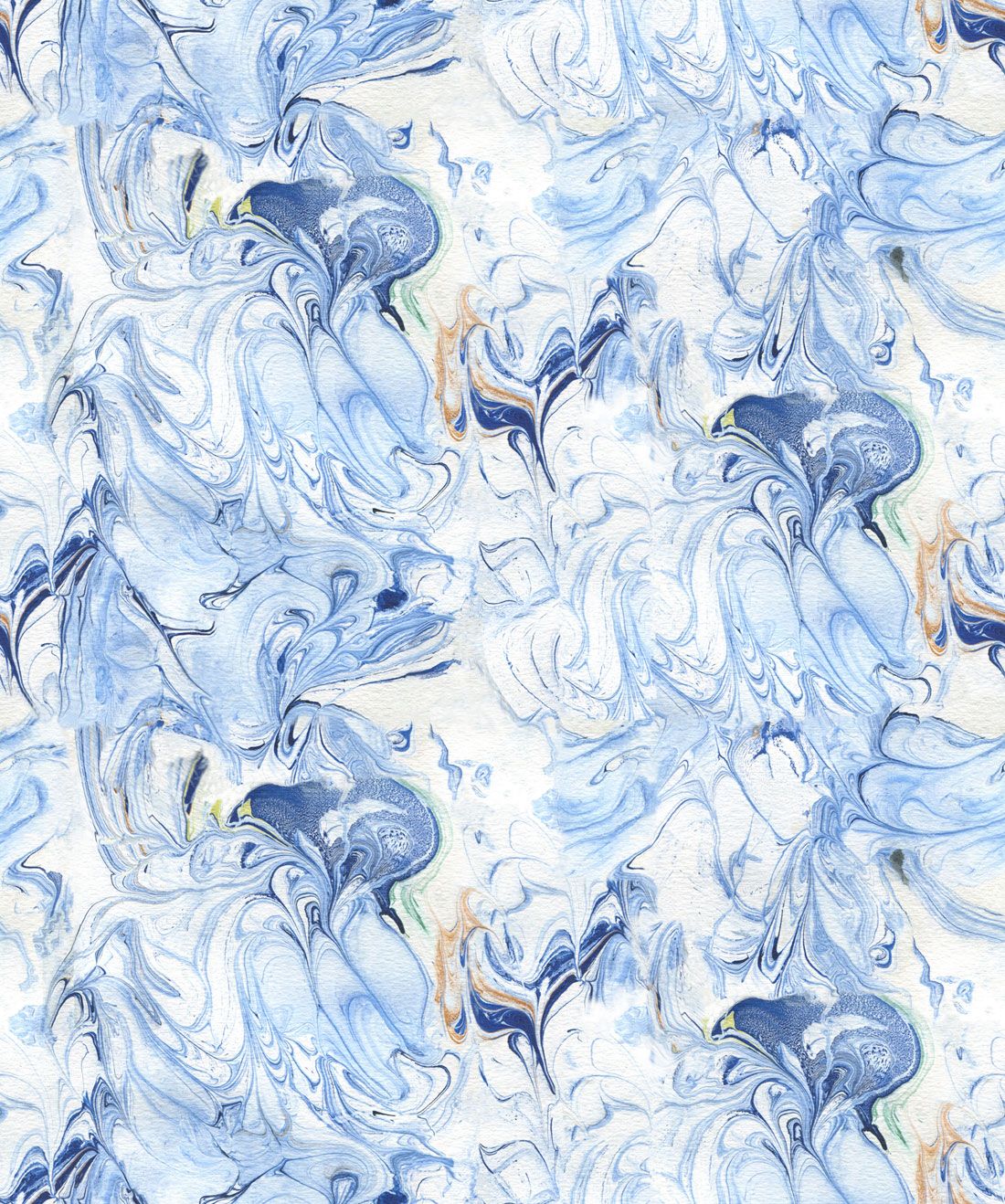 Shibori • Wallpaper of Deep Inky Tones & Tie Dye
