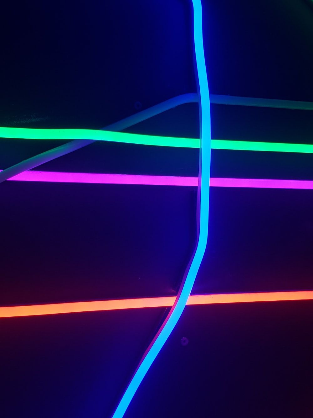 Pink And Blue Neon Picture. Download Free Image