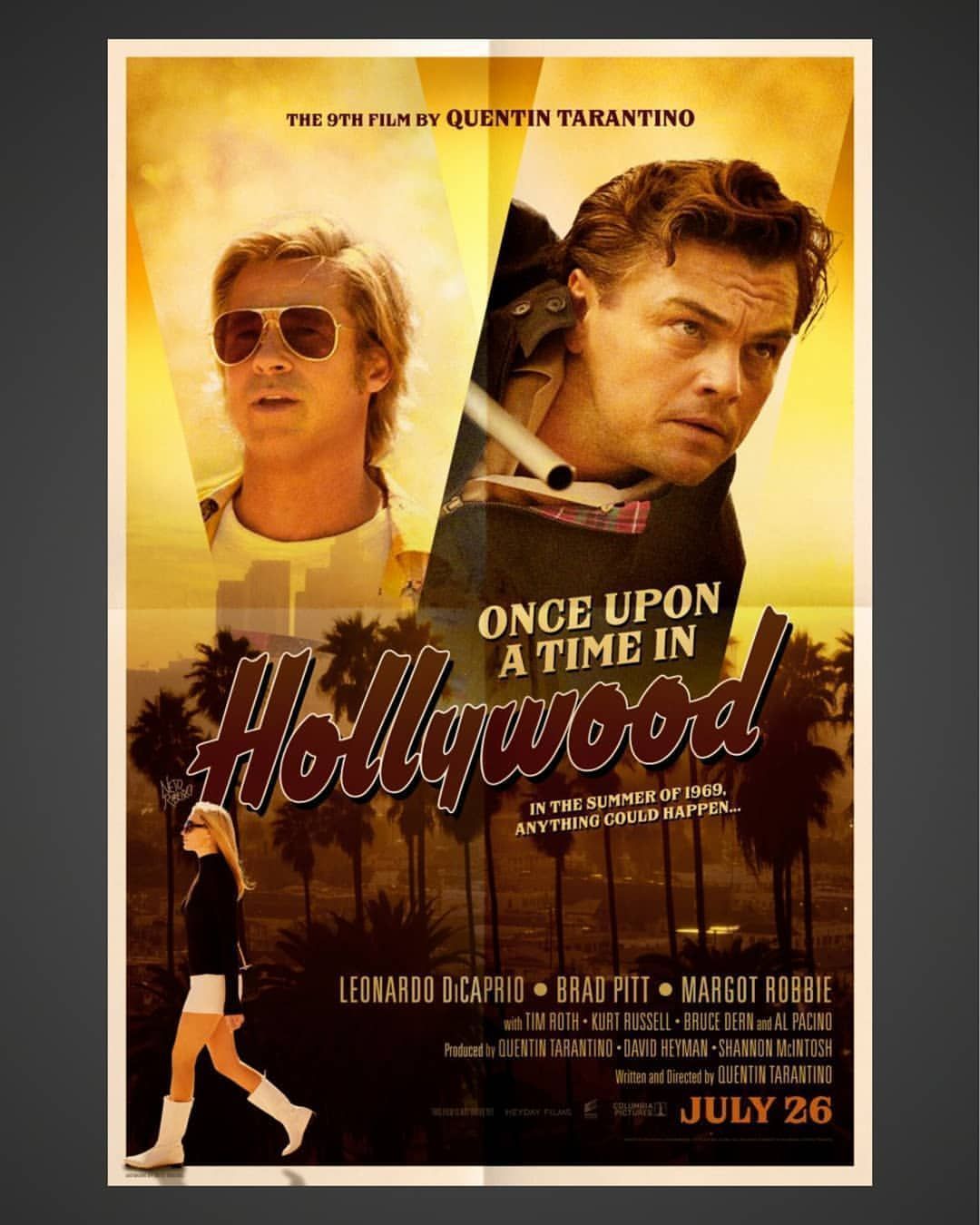 Once Upon A Time In Hollywood, iPhone, Desktop HD Background / Wallpaper (1080p, 4k) (1080x1350)