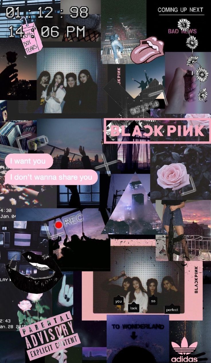 Black and Pink Aesthetic Wallpaper Free Black and Pink Aesthetic Background