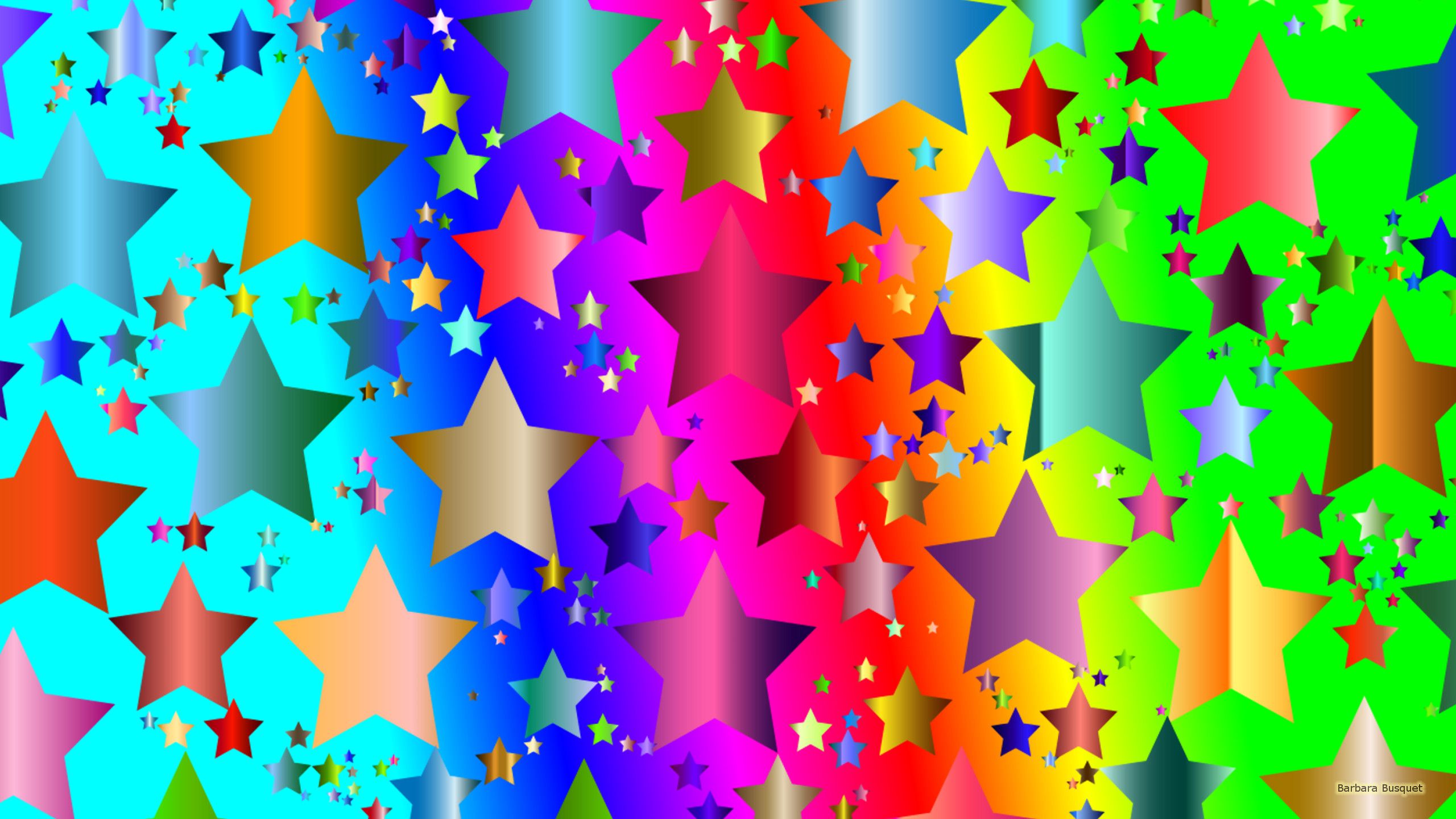 colorful star background wallpaper