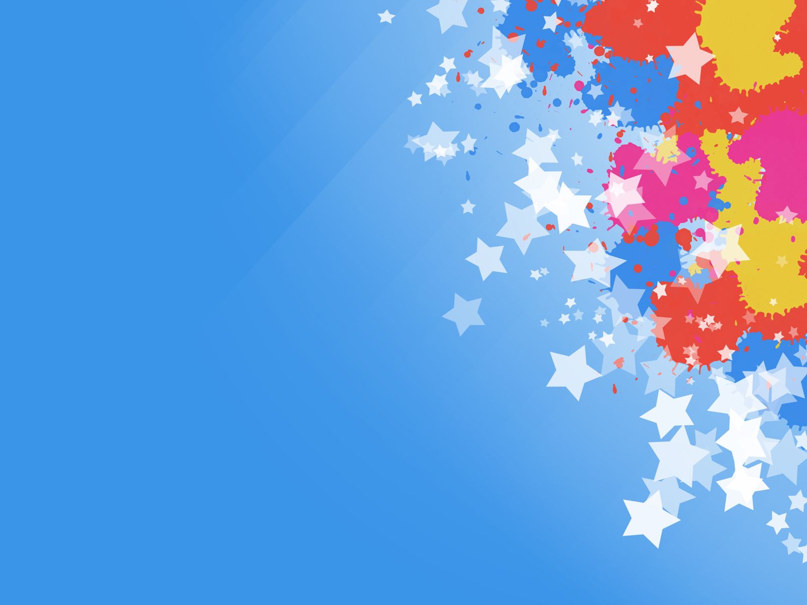 Colorful Stars Pattern Free PPT Background for your PowerPoint