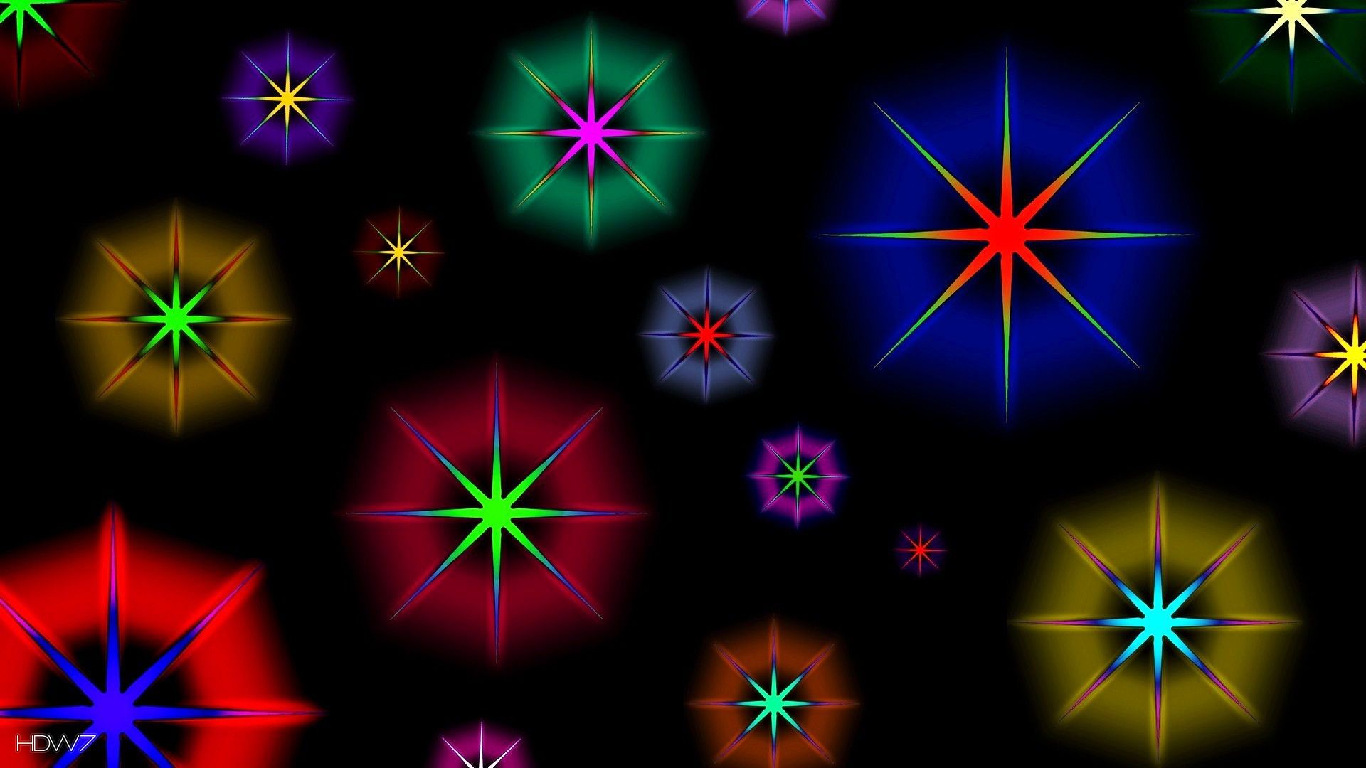 abstract colorful stars. HD wallpaper gallery