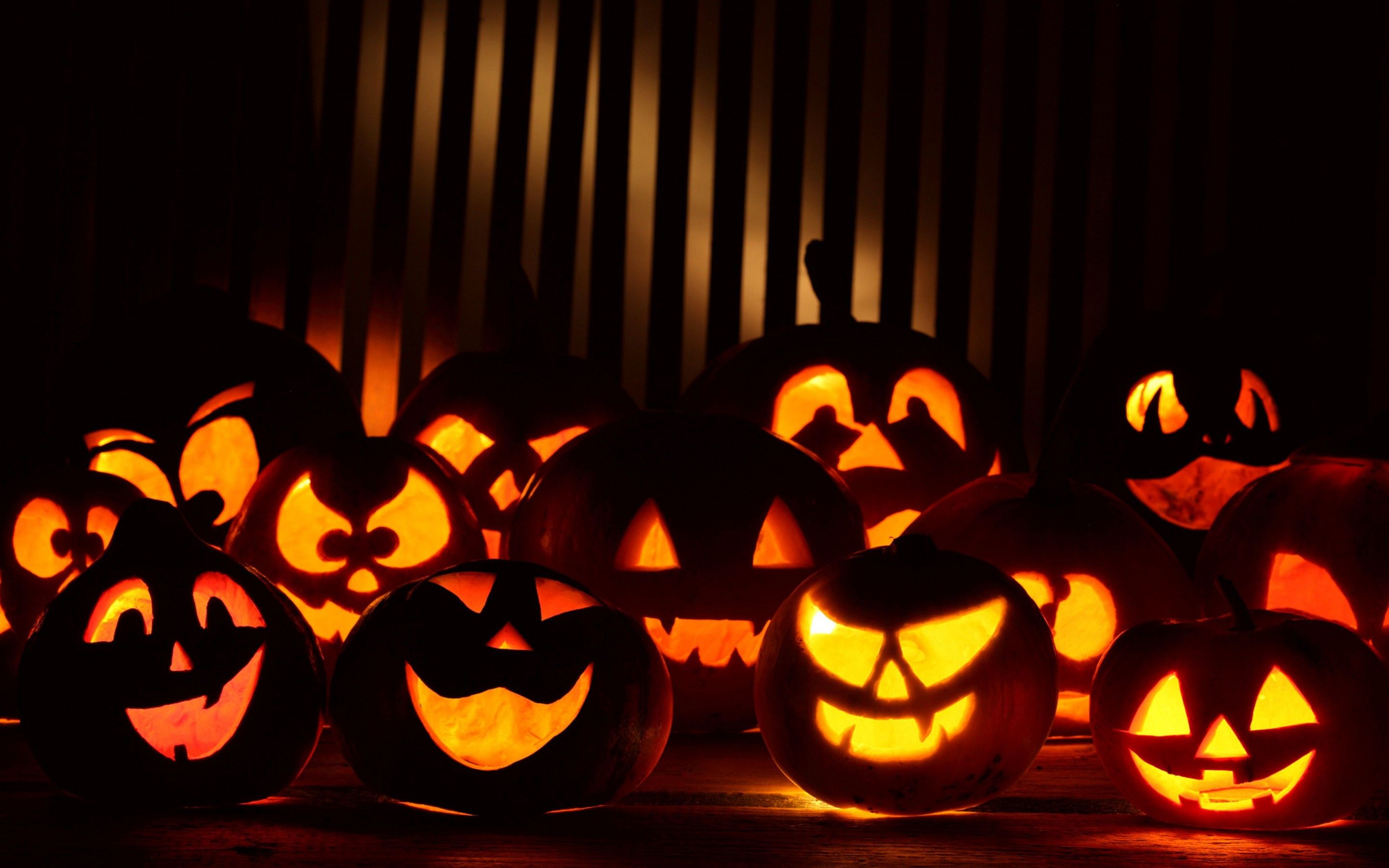 Wallpaper Pumpkins, Scary, Dark, HD, 5K, Celebrations / Halloween,. Wallpaper for iPhone, Android, Mobile and Desktop