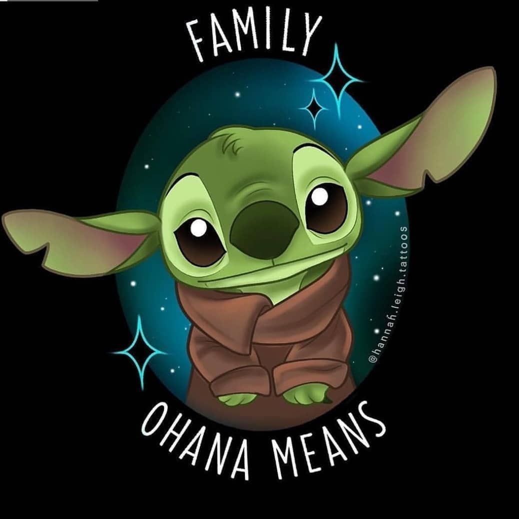 Wallpaper Stitch And Baby Yoda - Brittney Jernstrom On Instagram It Had