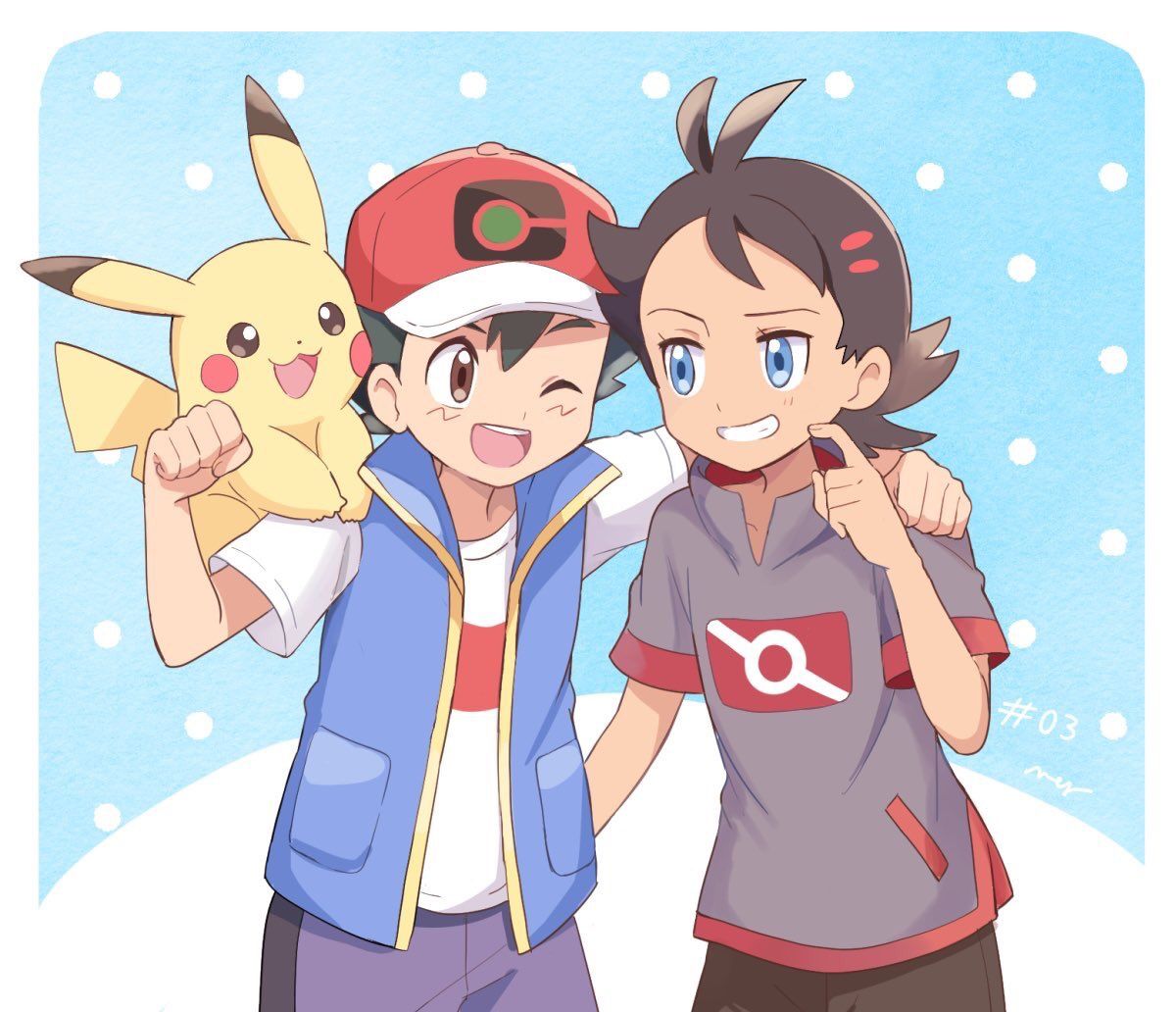 ゴウくんのともだち記念日pic.twitter.com MeDPvVpIAv. Pokemon Alola, Pokemon Characters, Pokemon Adventures Manga