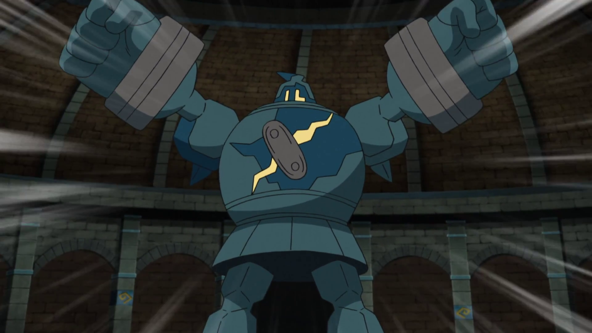 Goh's Golurk. Pokémon