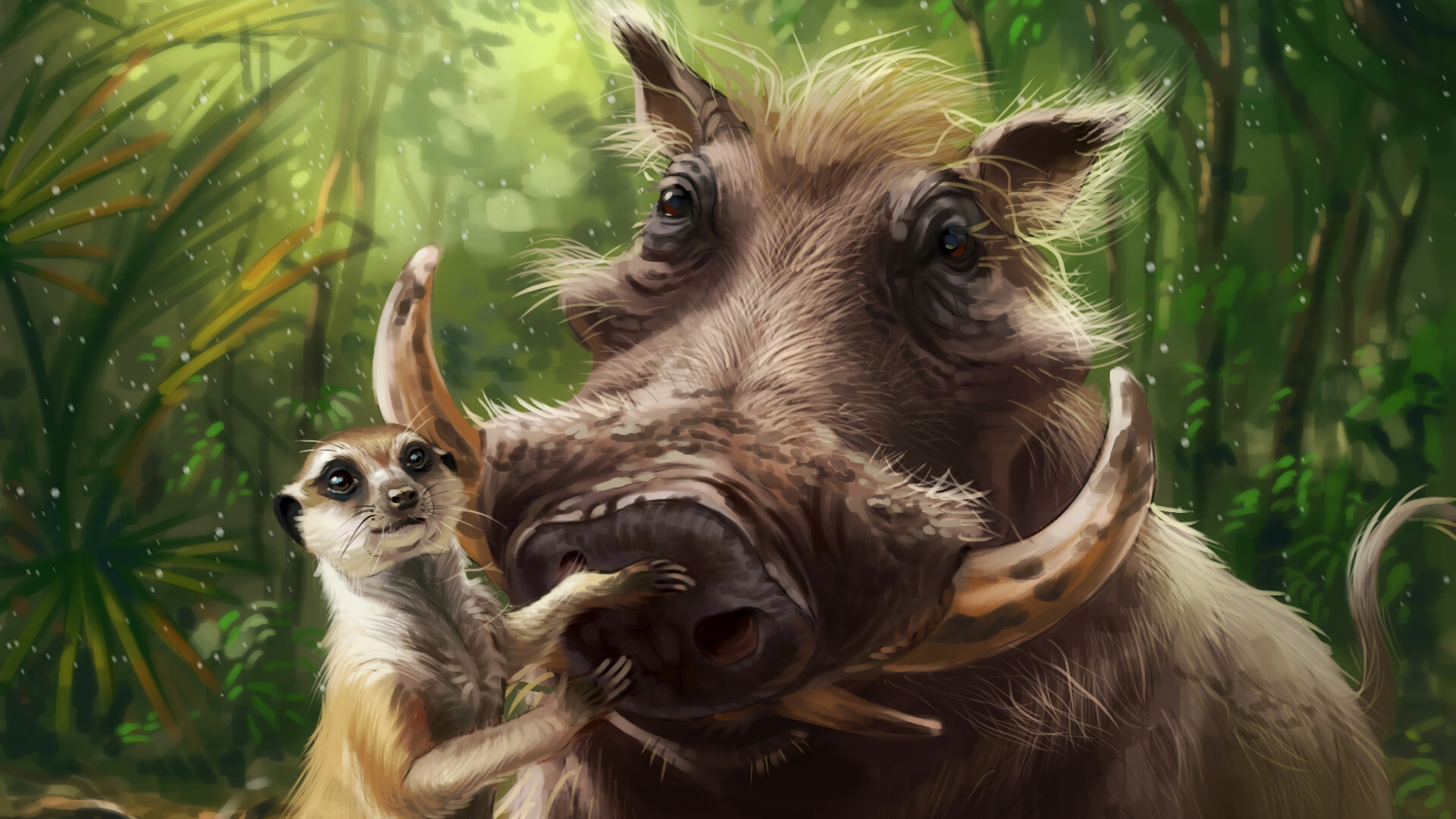 Timon And Pumbaa 4k, HD Movies, 4k Wallpaper, Image, Background, Photo and Picture
