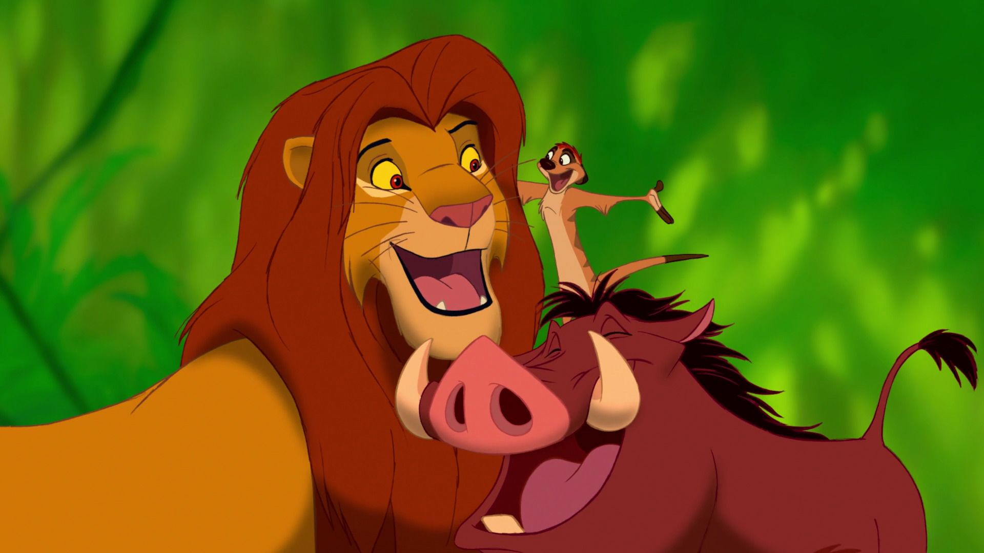 The Lion King King Timon Pumbaa And Simba Wallpaper & Background Download