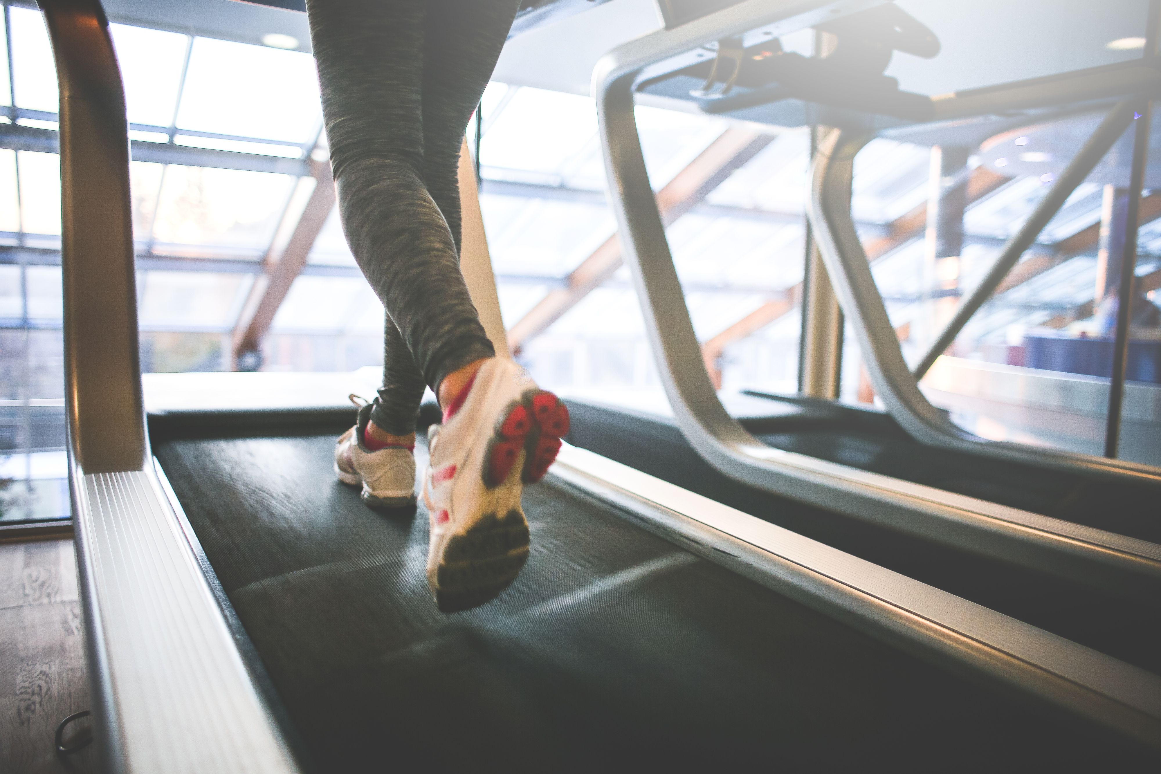 Cardio Running on a Treadmill Free