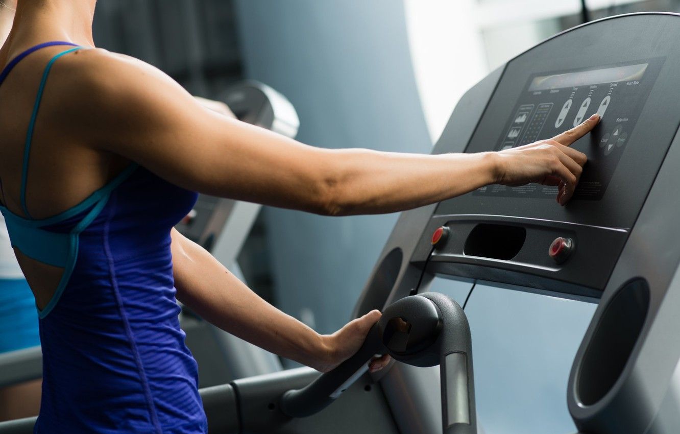 Wallpaper machine, fitness, gym, treadmill image for desktop, section спорт