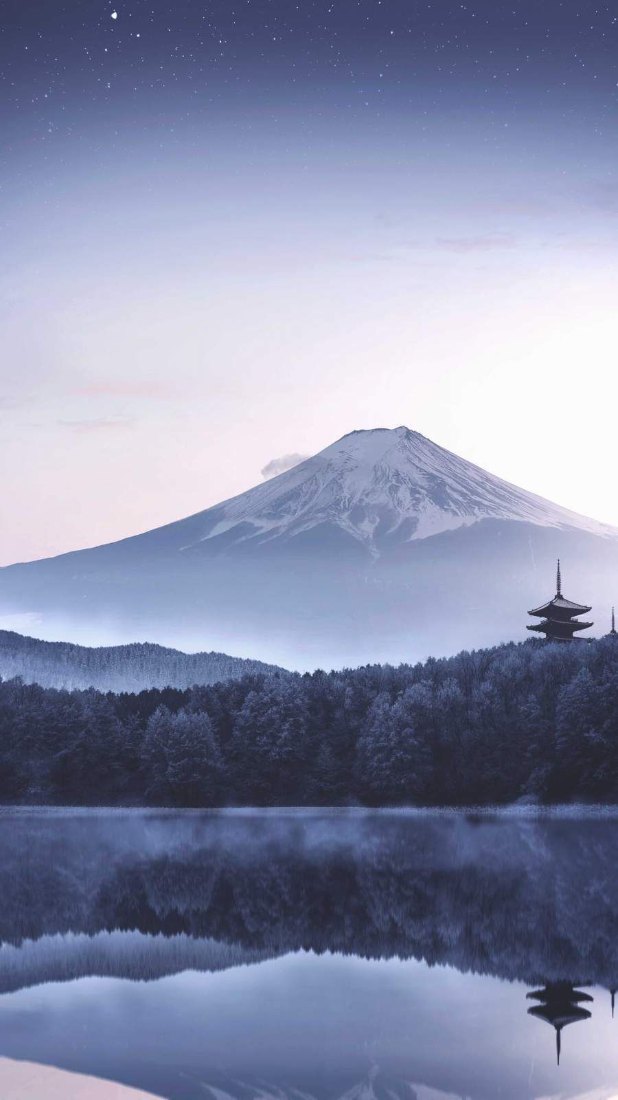 Japan Mount Fuji Morning IPhone Wallpaper. iPhone wallpaper japan, Cool wallpaper for phones, Blue wallpaper iphone