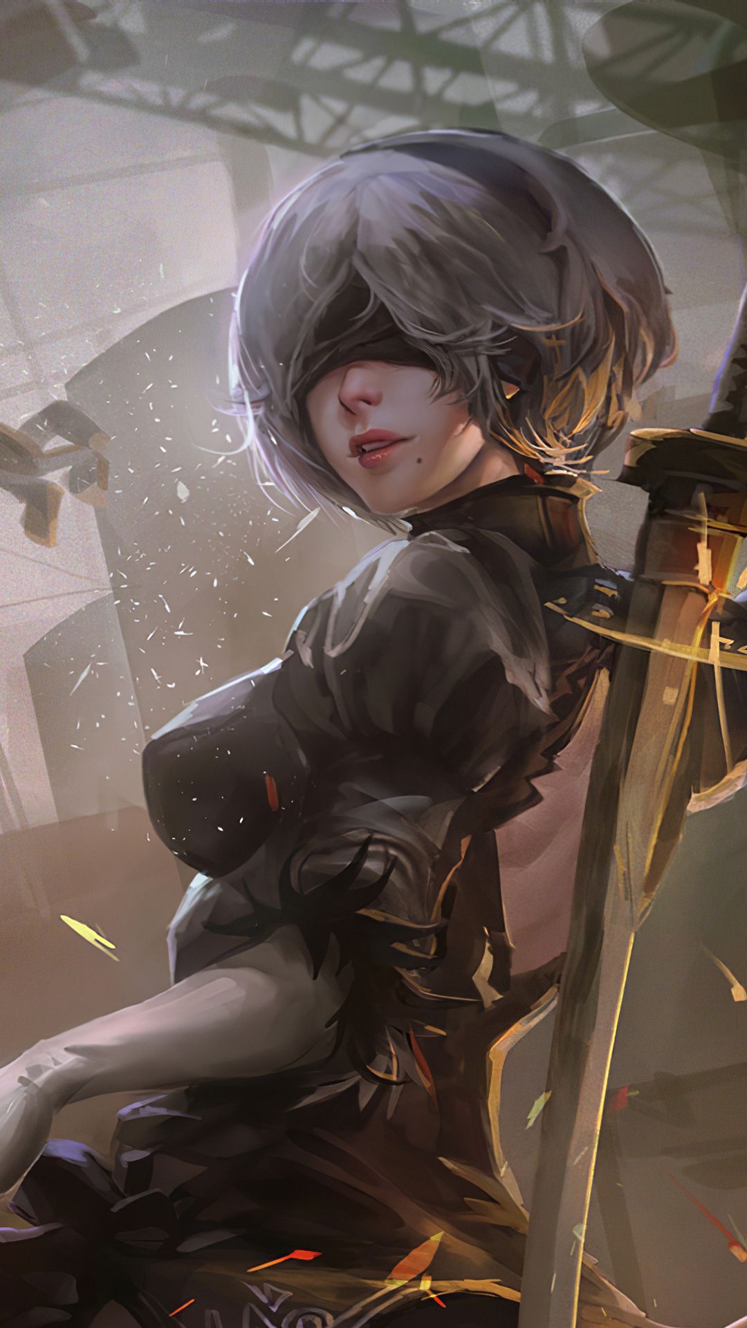 Wallpaper Anime, 2b Nier Automata, Game