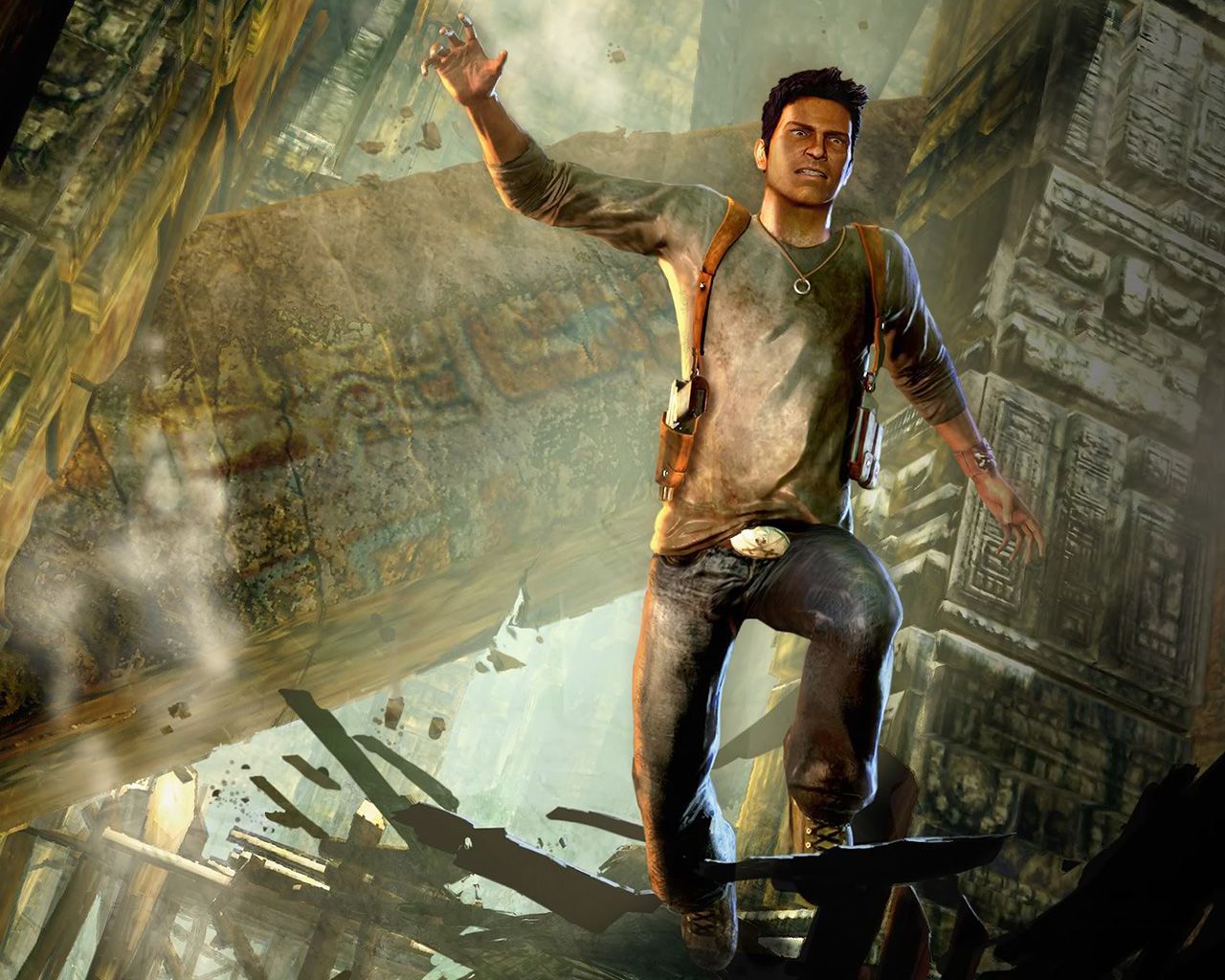 Free Uncharted: Drake's Fortune Wallpaper in 1280x1024. Uncharted, Multimedia artist, Wallpaper