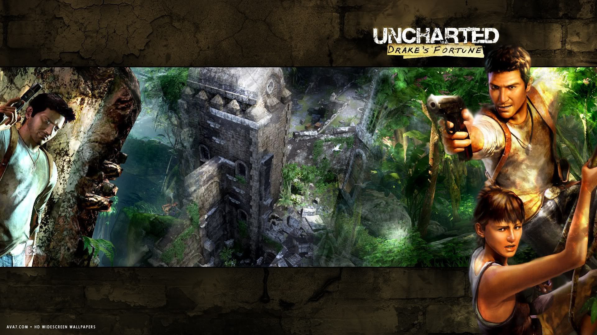 uncharted drakes fortune game HD widescreen wallpaper / games background