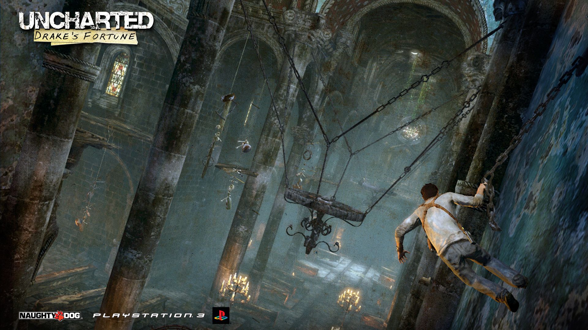 Uncharted Drake's Fortune desktop PC and Mac wallpaper