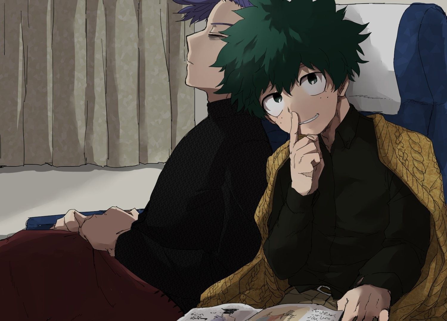 Shinsou Hitoshi & Midoriya Izuku.