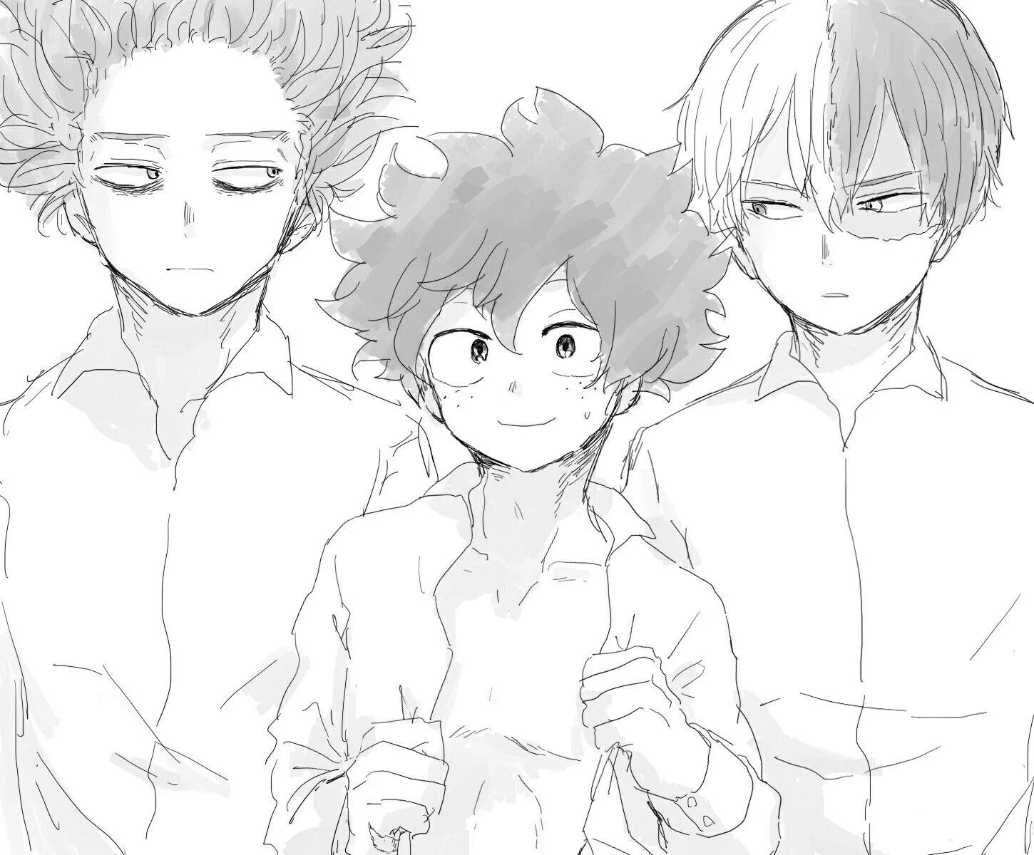 Shinsou Hitoshi Midoriya Izuku My Hero Academia 2 My Hero