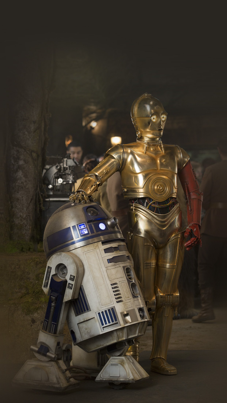 R2D2 and C3PO iPhone 6 Wallpaper (750x1334). Star wars vii, Star wars wallpaper, Star wars episode vii