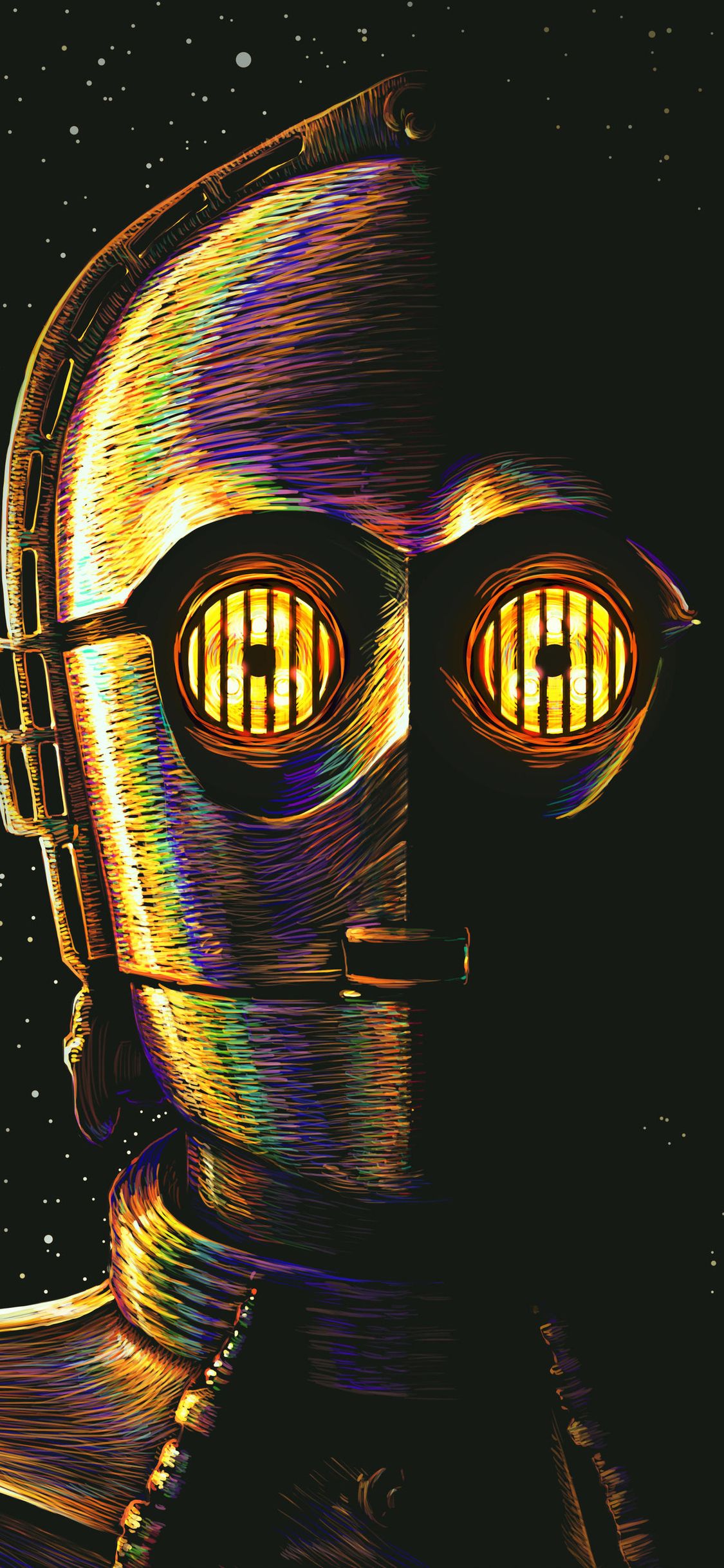 C 3PO Art iPhone XS, iPhone iPhone X HD 4k Wallpaper, Image, Background, Photo and Picture