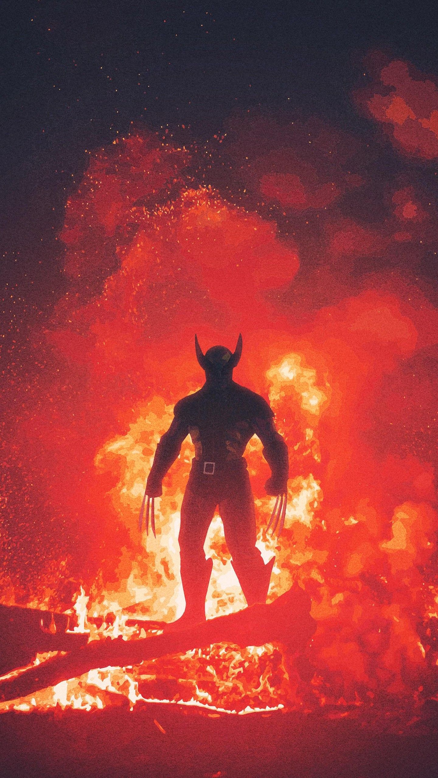 Marvels Wolverine Claw 4K Phone iPhone Wallpaper 6931b