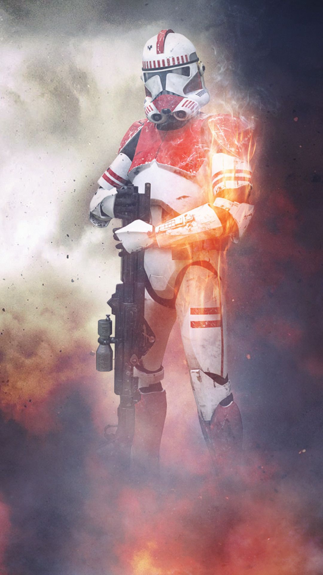 Clone Trooper iPhone Wallpaper. Star wars wallpaper, Star wars clone wars, Star wars