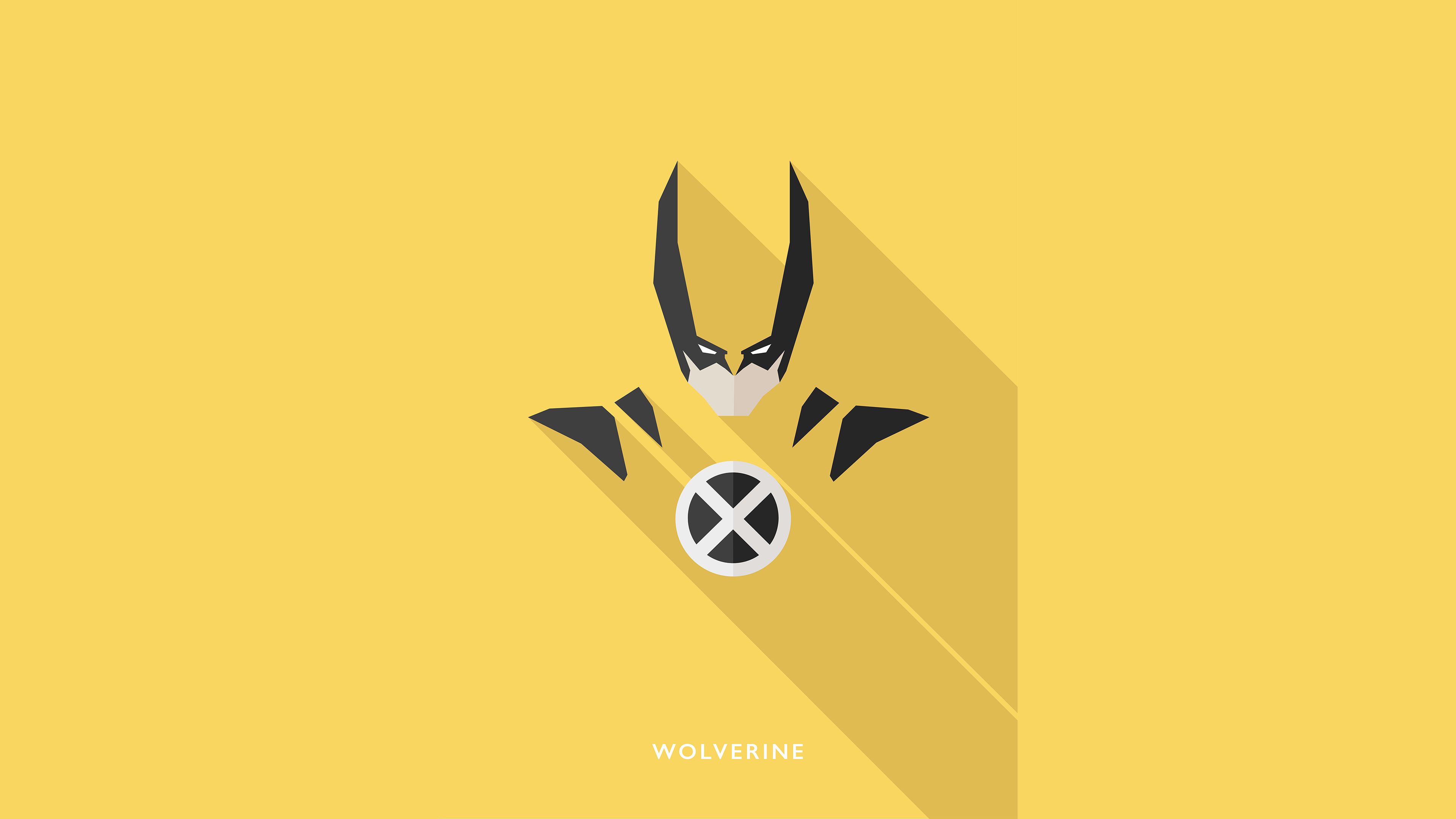 Wolverine Minimalist 4k 2048x1152 Resolution HD 4k Wallpaper, Image, Background, Photo and Picture