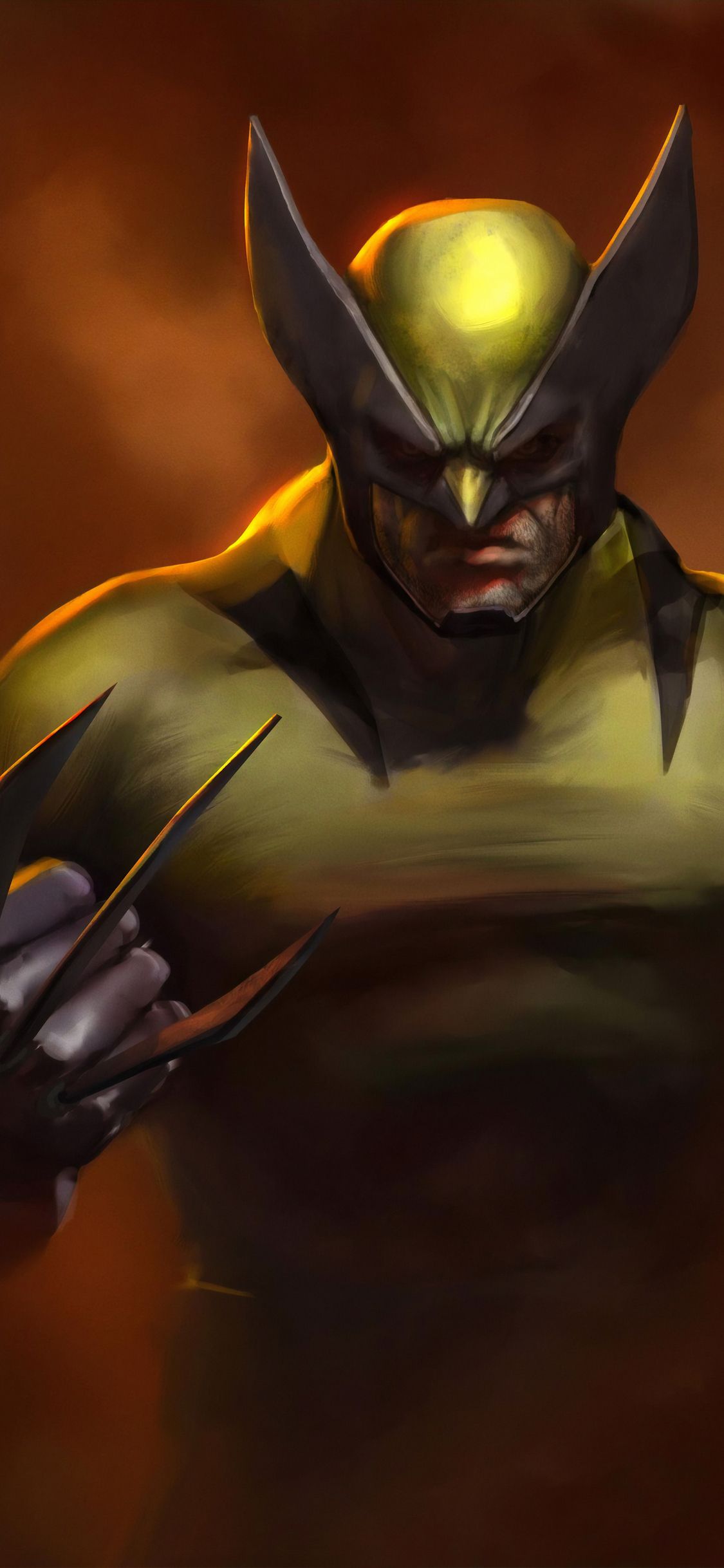 Download Wolverine iPhone XS Marvel Background | Wallpapers.com