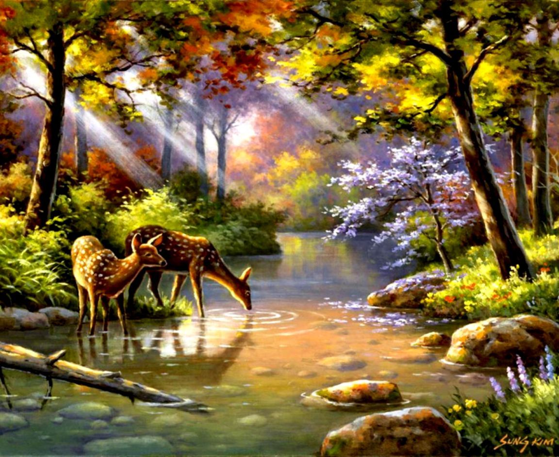 Nature Painting Wallpaper. All HD Wallpaper Gallery