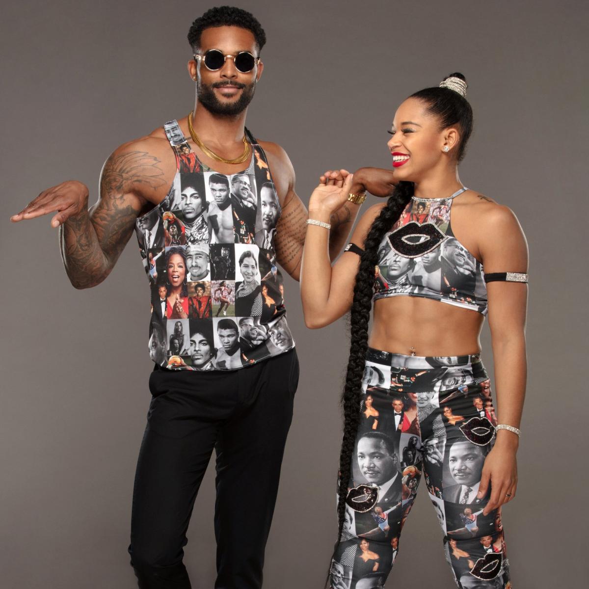 Bianca Belair & Montez Ford's Black History Month Inspired Threads: Photo