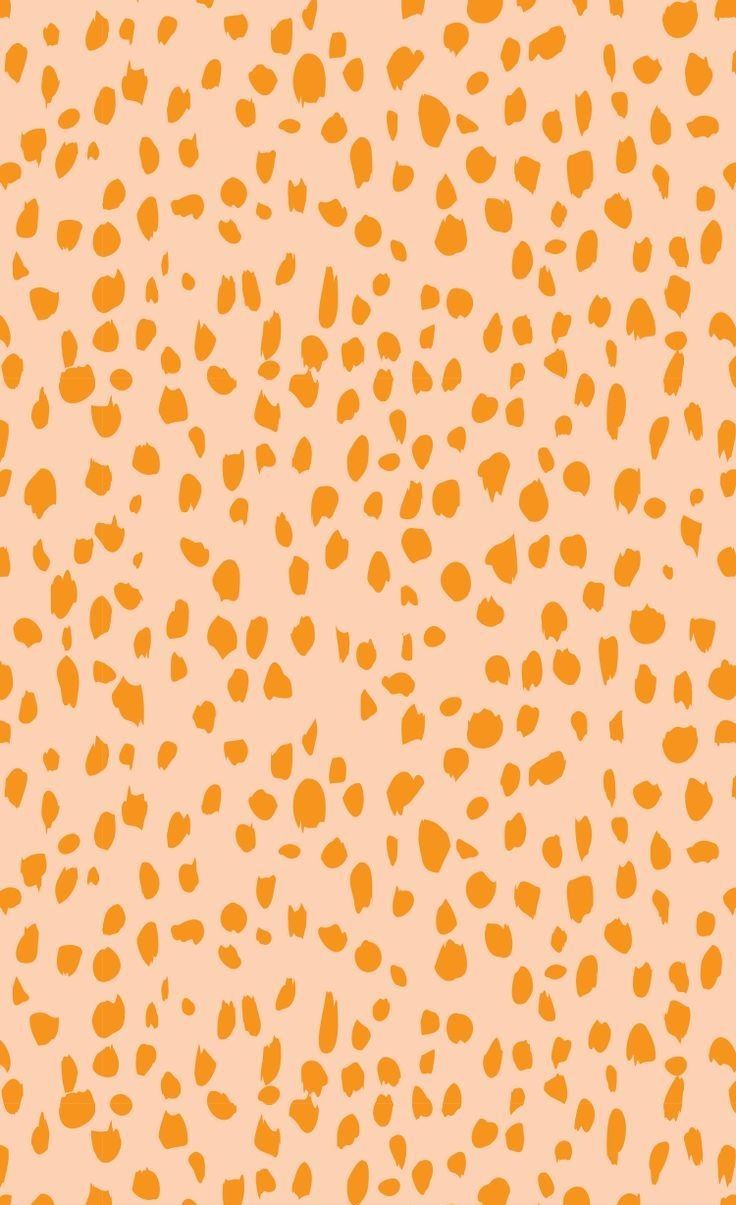 feeling spotty #foundonweheartit #iphonebackground #phonebackground #iphonewallpaper #wallpaper #phonea. Cute patterns wallpaper, Orange wallpaper, Free wallpaper