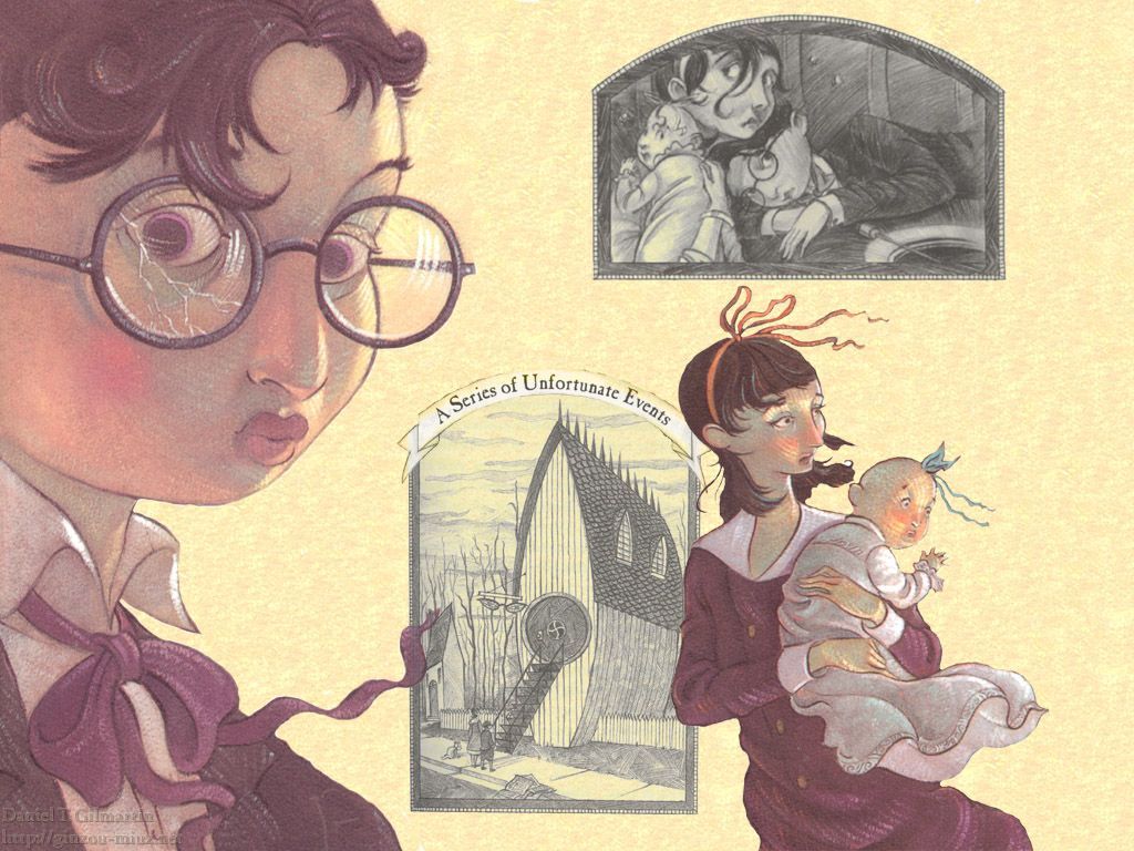 A Series of Unfortunate Events Wallpaper: Lemony Snicket Art. A series of unfortunate events, Unfortunate events books, Lemony snicket
