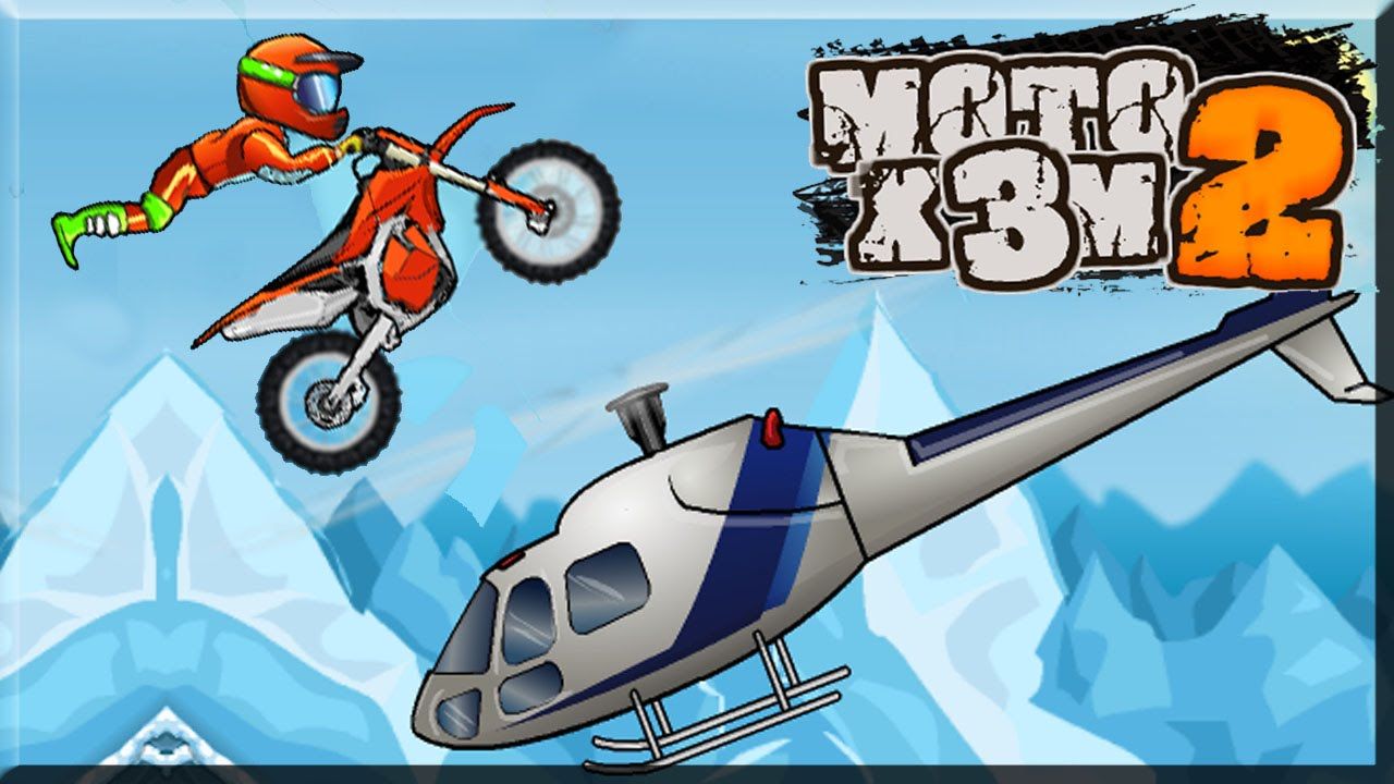 play moto x3m bike race game