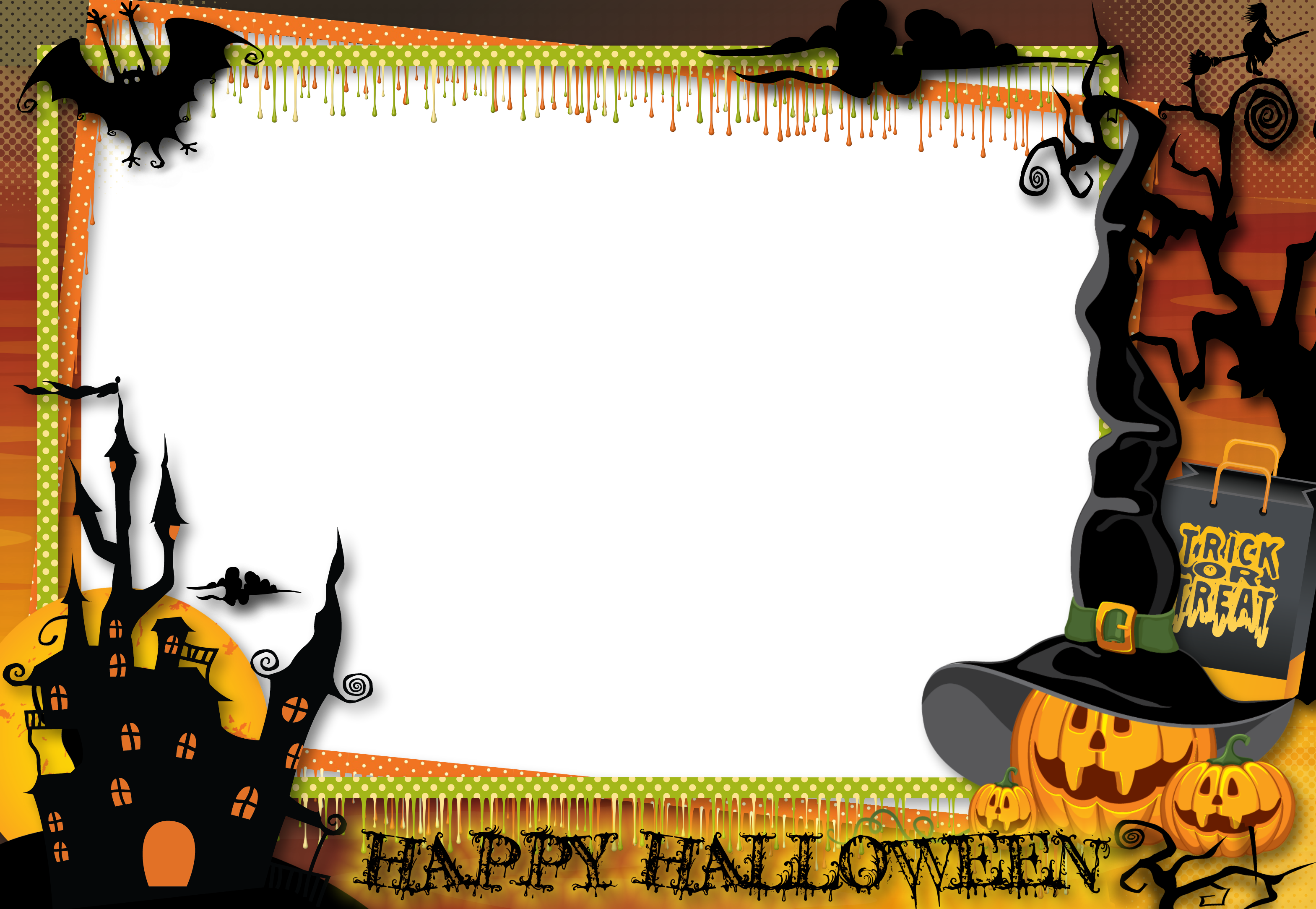 Halloween Transparent Large PNG Photo Frame Quality Image And Transparent PNG Free Clipart