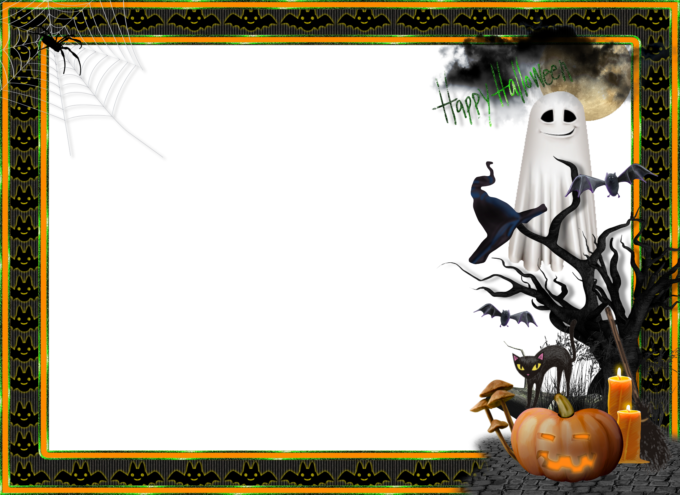 Halloween Transparent Large Photo Frame Quality Image And Transparent PNG Free Clipart