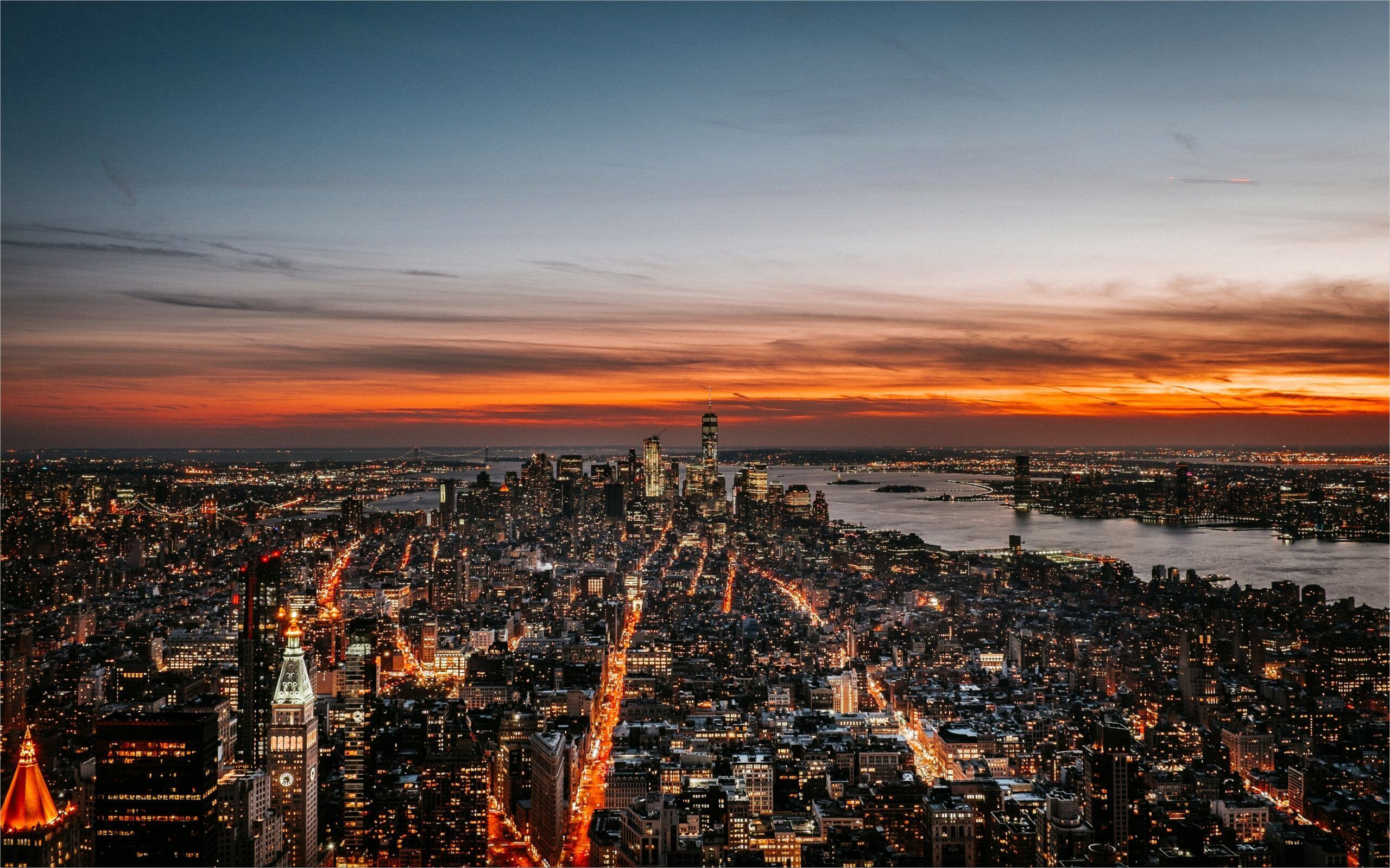 4k Wallpaper City Skyline. New york wallpaper, New york city image, Night city