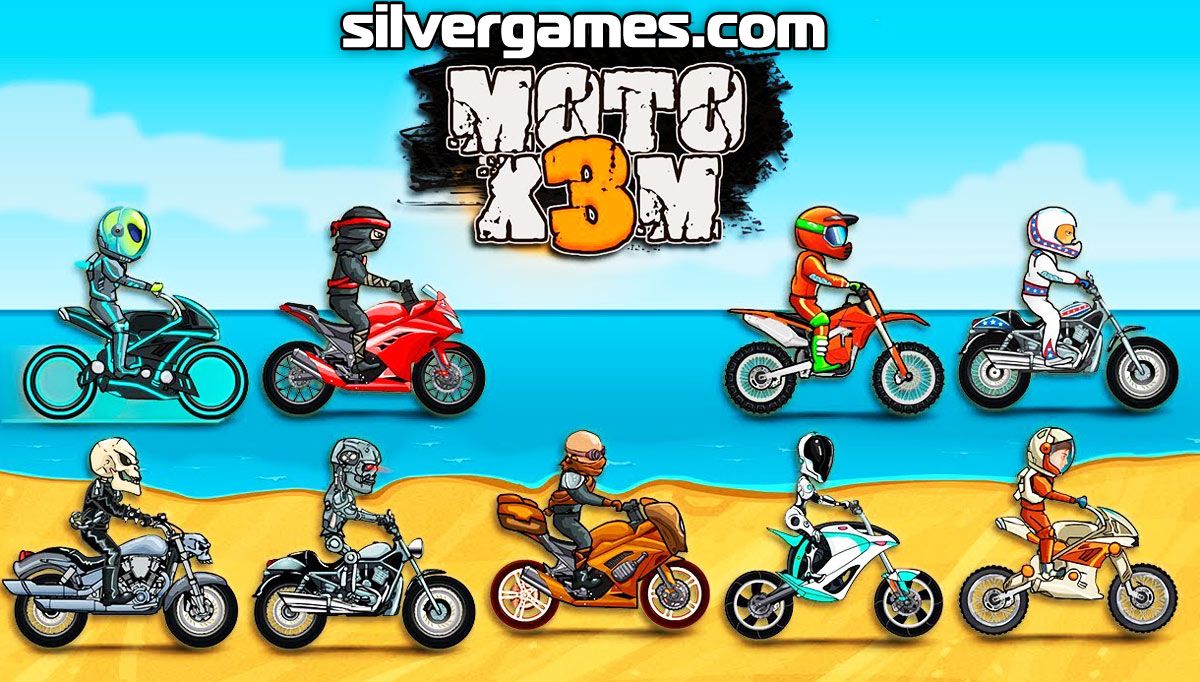 Moto X3M Spooky Land gratuits en ligne sur Silvergames.com
