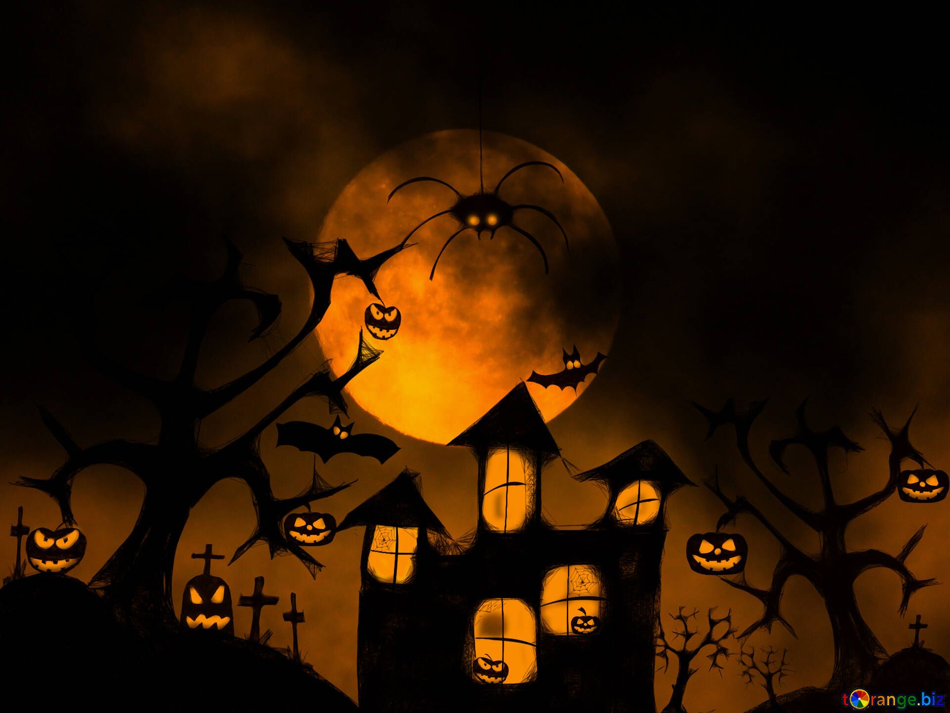 Halloween background halloween wallpaper for desktop halloween № 40470