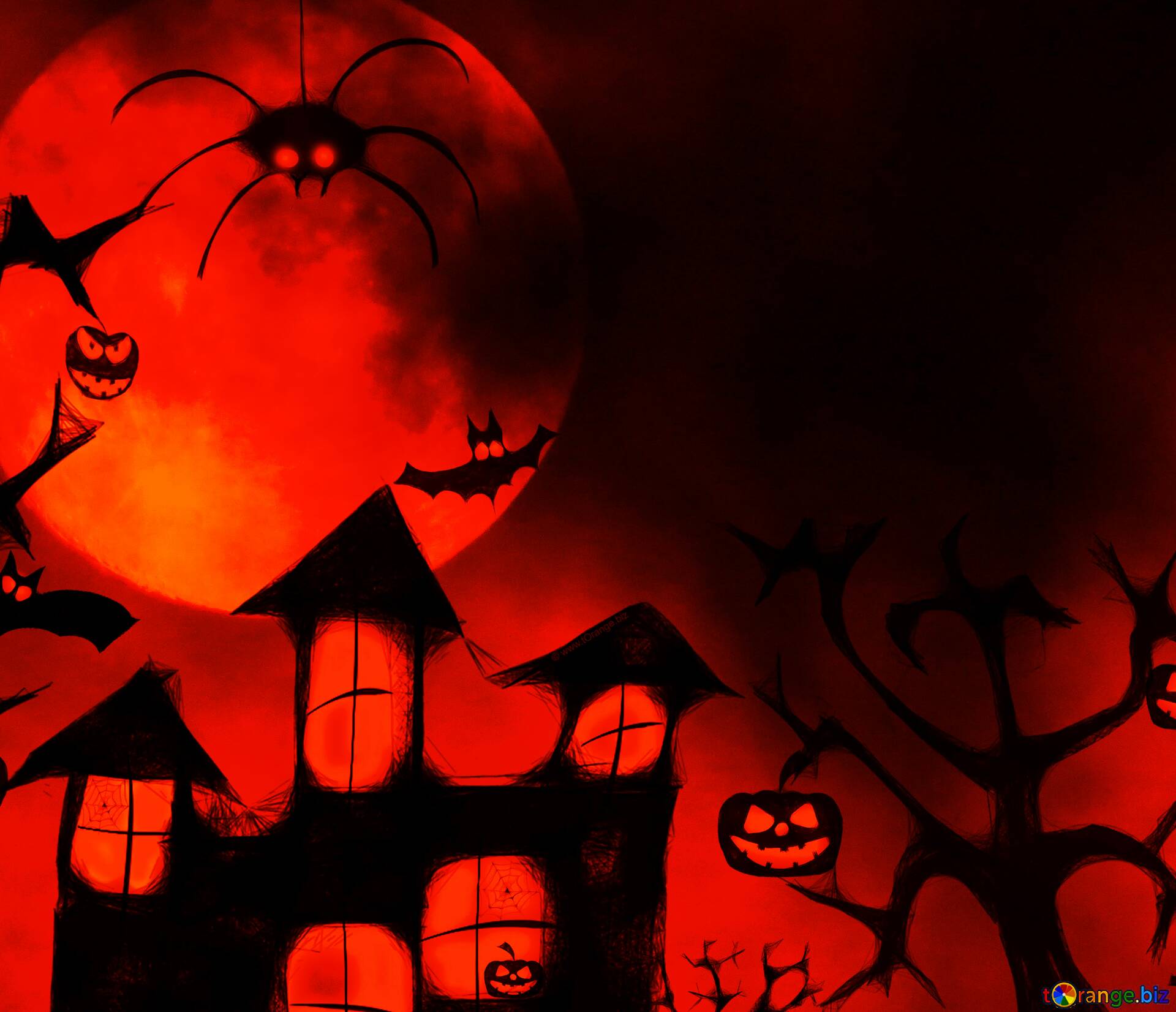 Download Free Picture Red Halloween Background On CC BY License Free Image Stock TOrange.biz Fx №183899