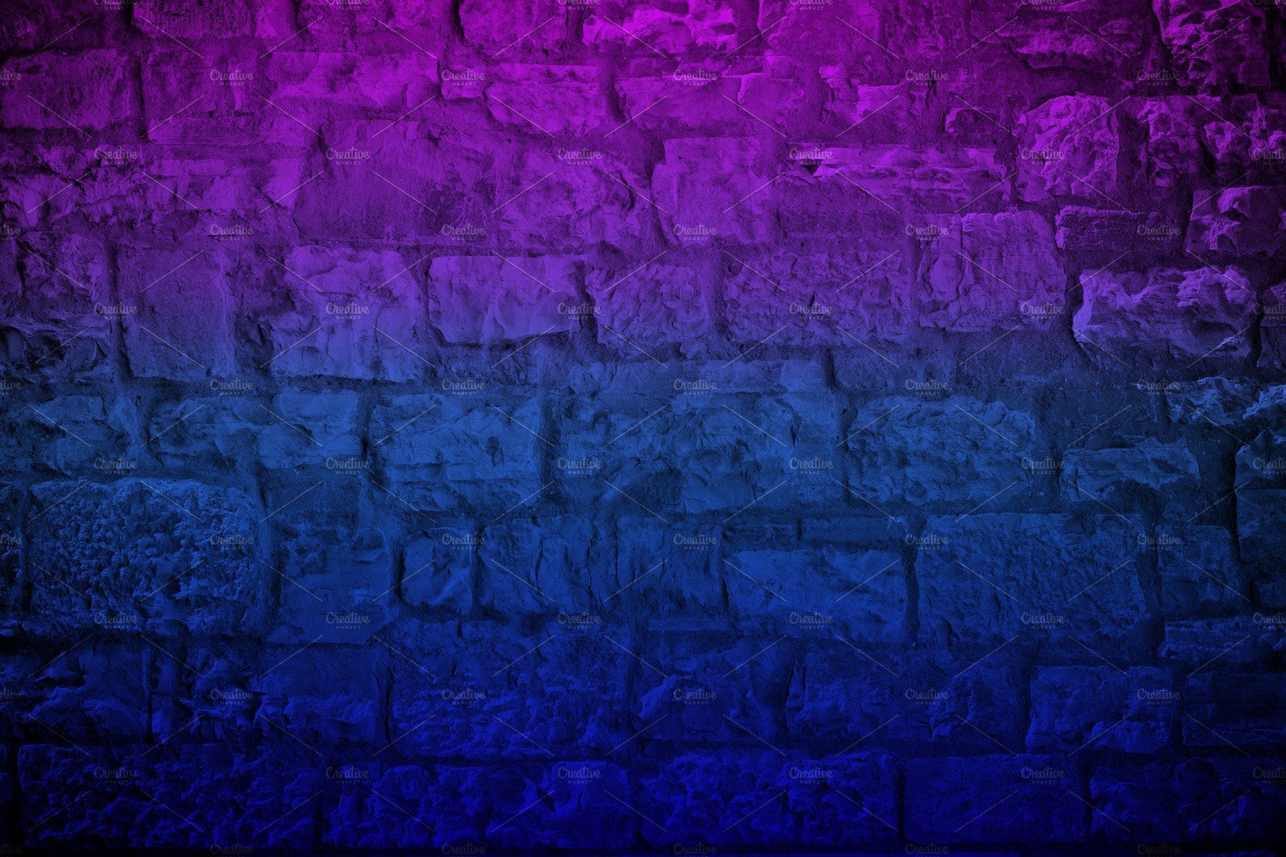 Neon Brick Design On Purple Wallpapers Wallpaper Cave