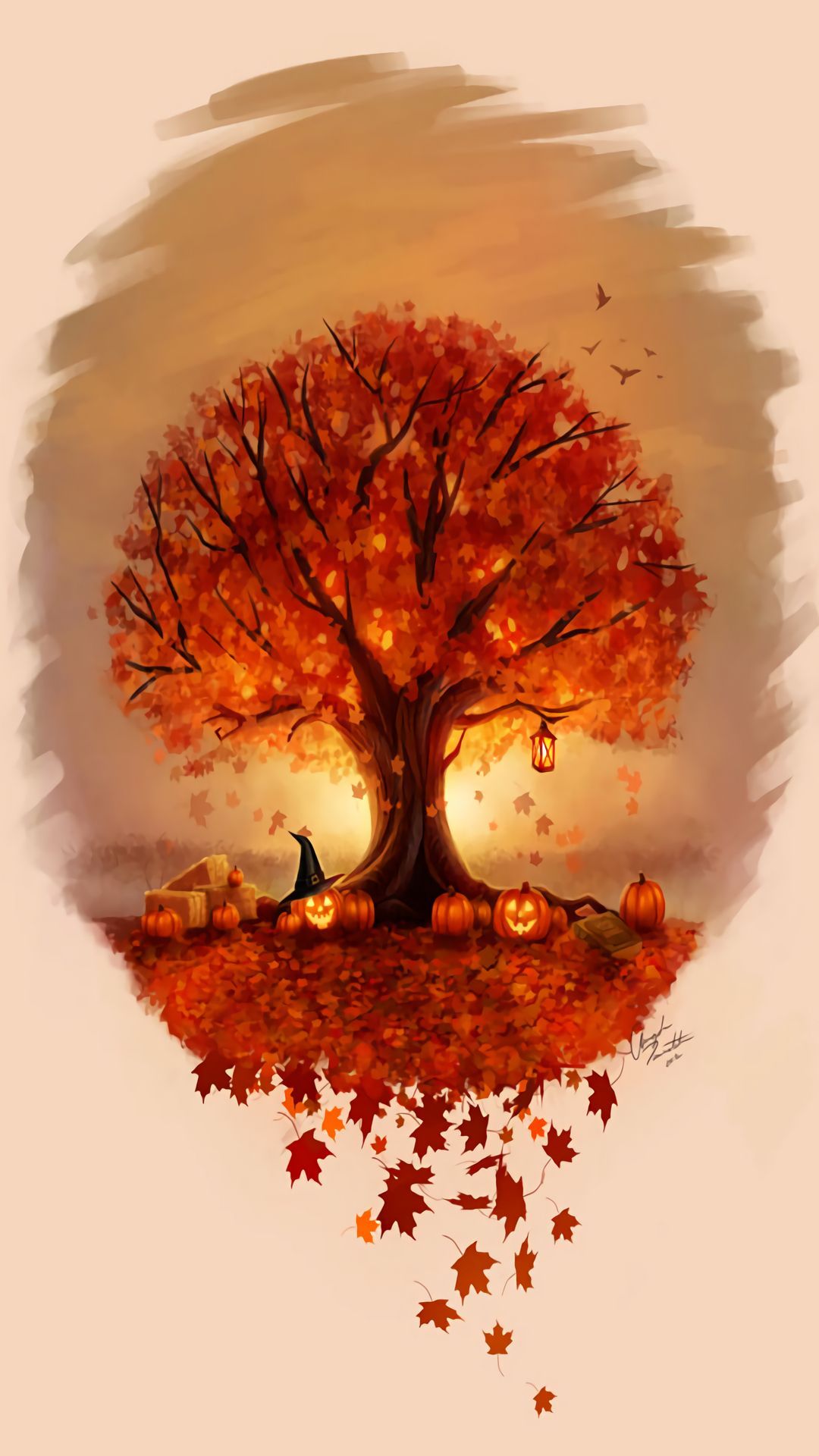 Autumn Trees Mobile HD Wallpaper 4K of Wallpaper for Andriod