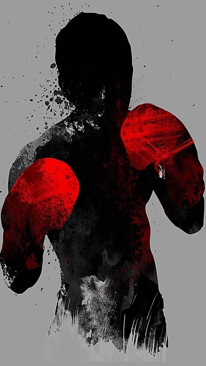 Download red fighter Wallpaper by susbulut now. Browse millions of popular abstract Wallpaper. Boxing posters, Abstract wallpaper, Gym art