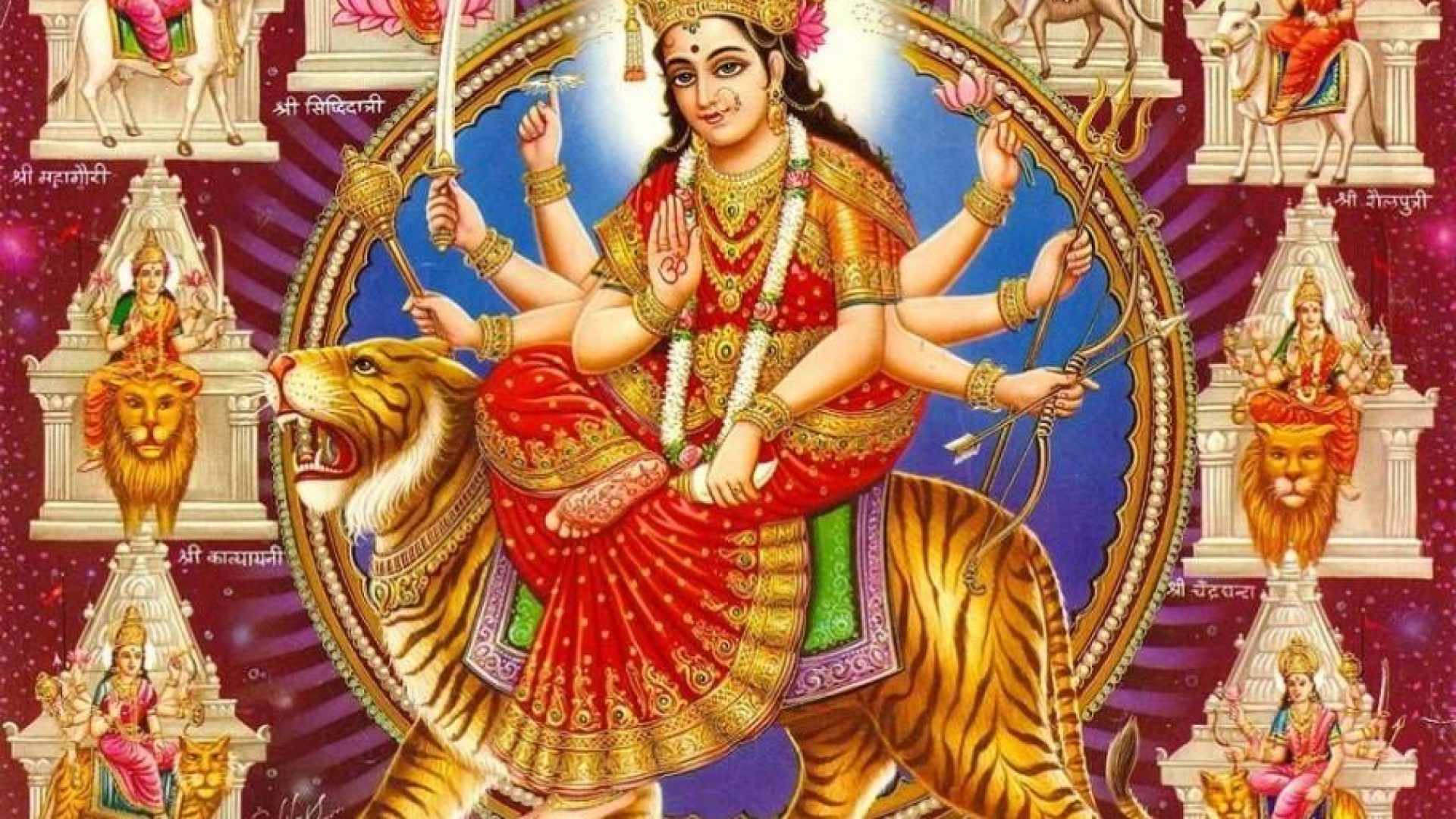 Durga Ashtami Pic Download HD Wallpaper