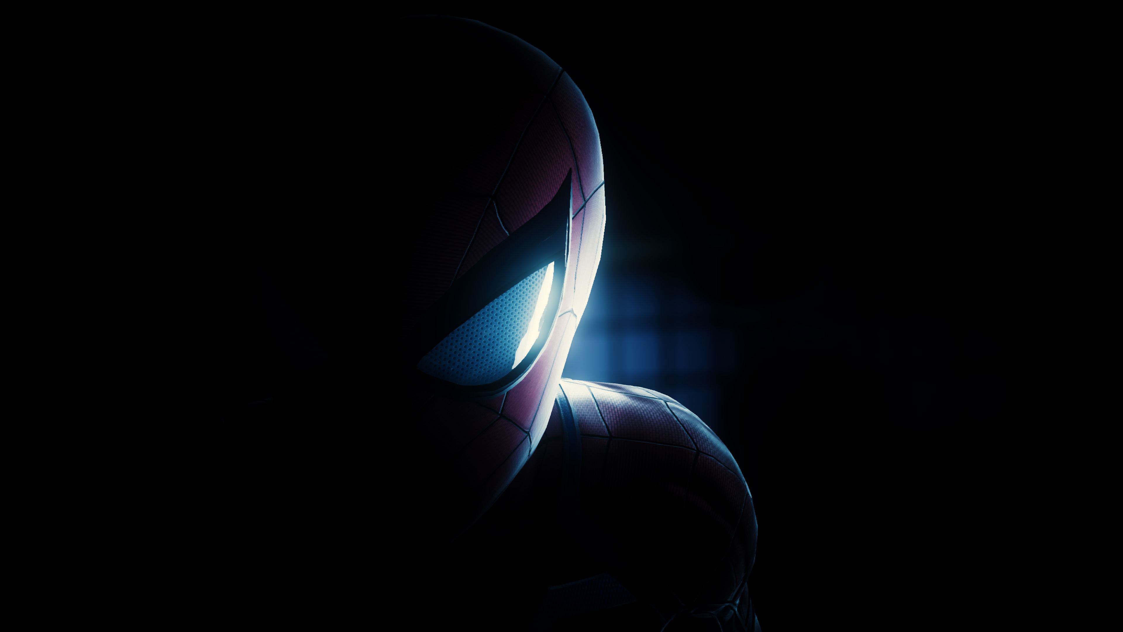 Spiderman Half Mask Face Closeup, HD Games, 4k Wallpaper, Image, Background, Photo and Picture