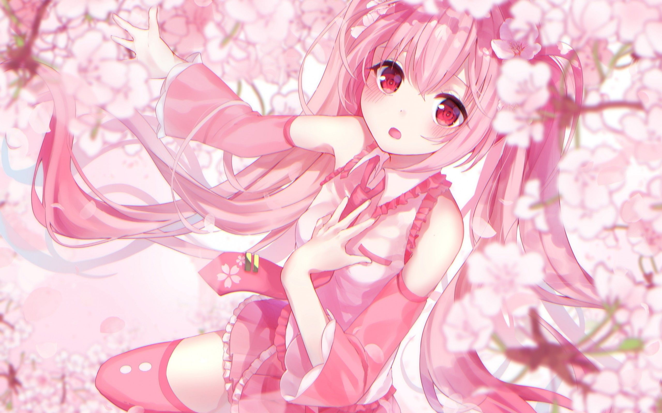 pink anime live wallpaper
