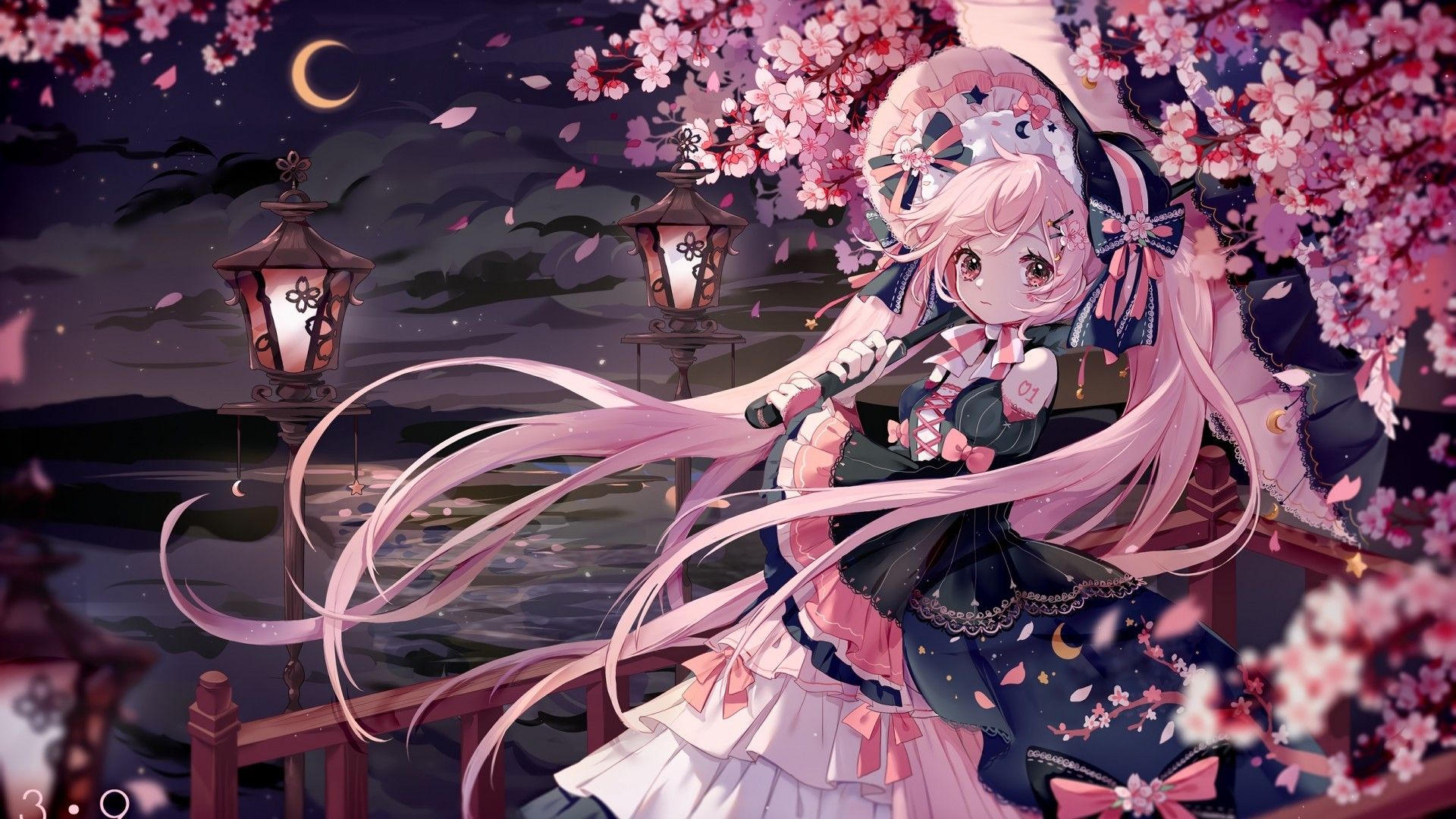 Sakura Miku Wallpaper Desktop Miku Sakura Hatsune Anime Vocaloid Wallpaper Wallpapers Pink