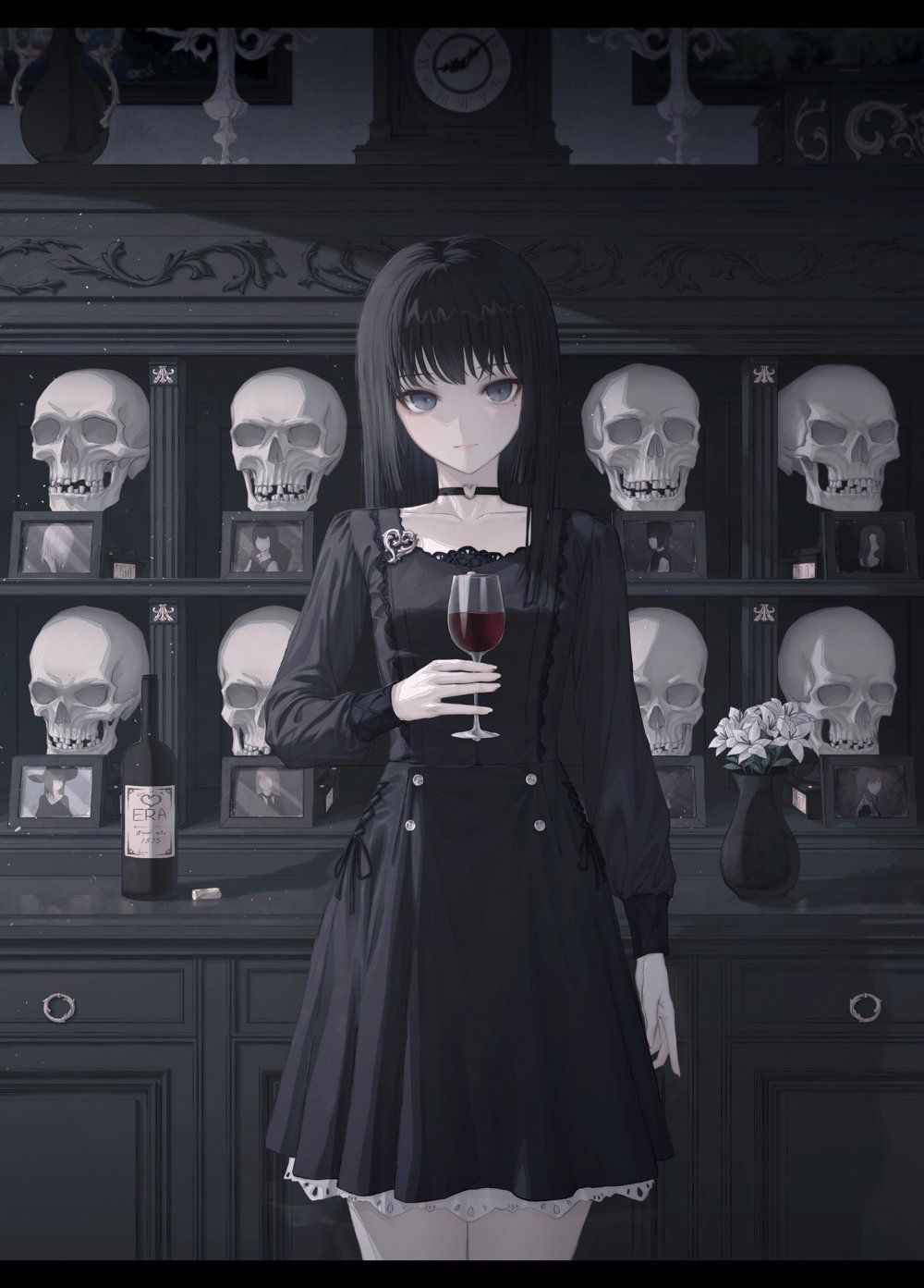 1080x1080 Anime Girl Dark 9953