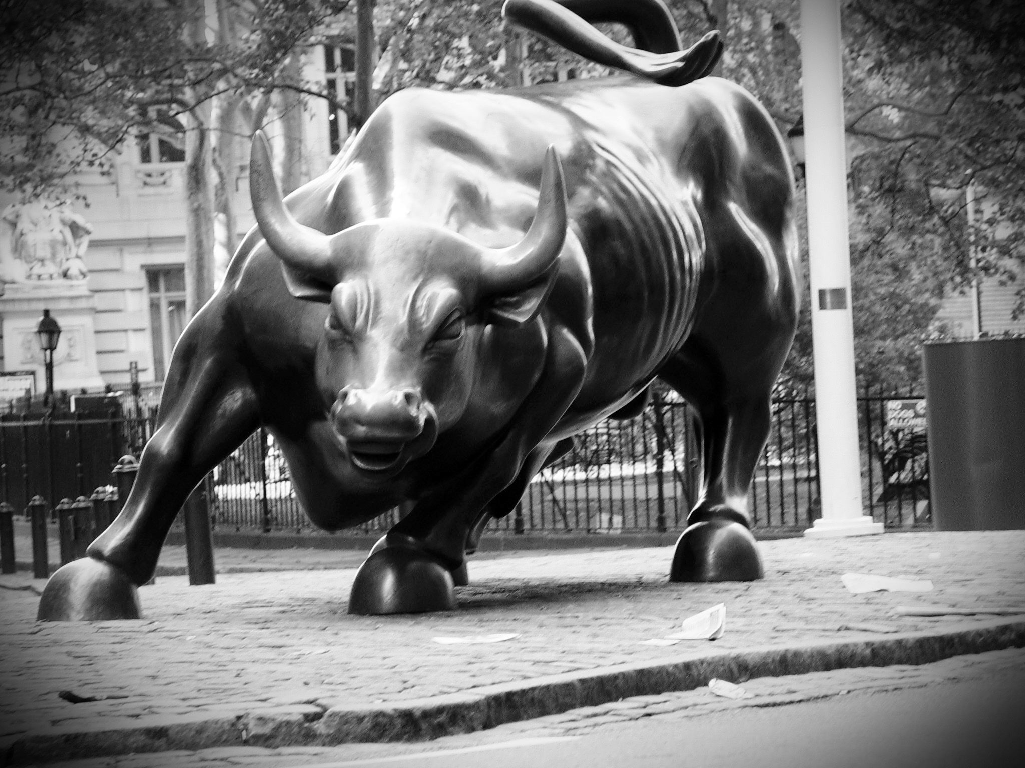 What Is A Bullish Market & How To Recognize It?. Wall street, Ny stock exchange, Charging bull